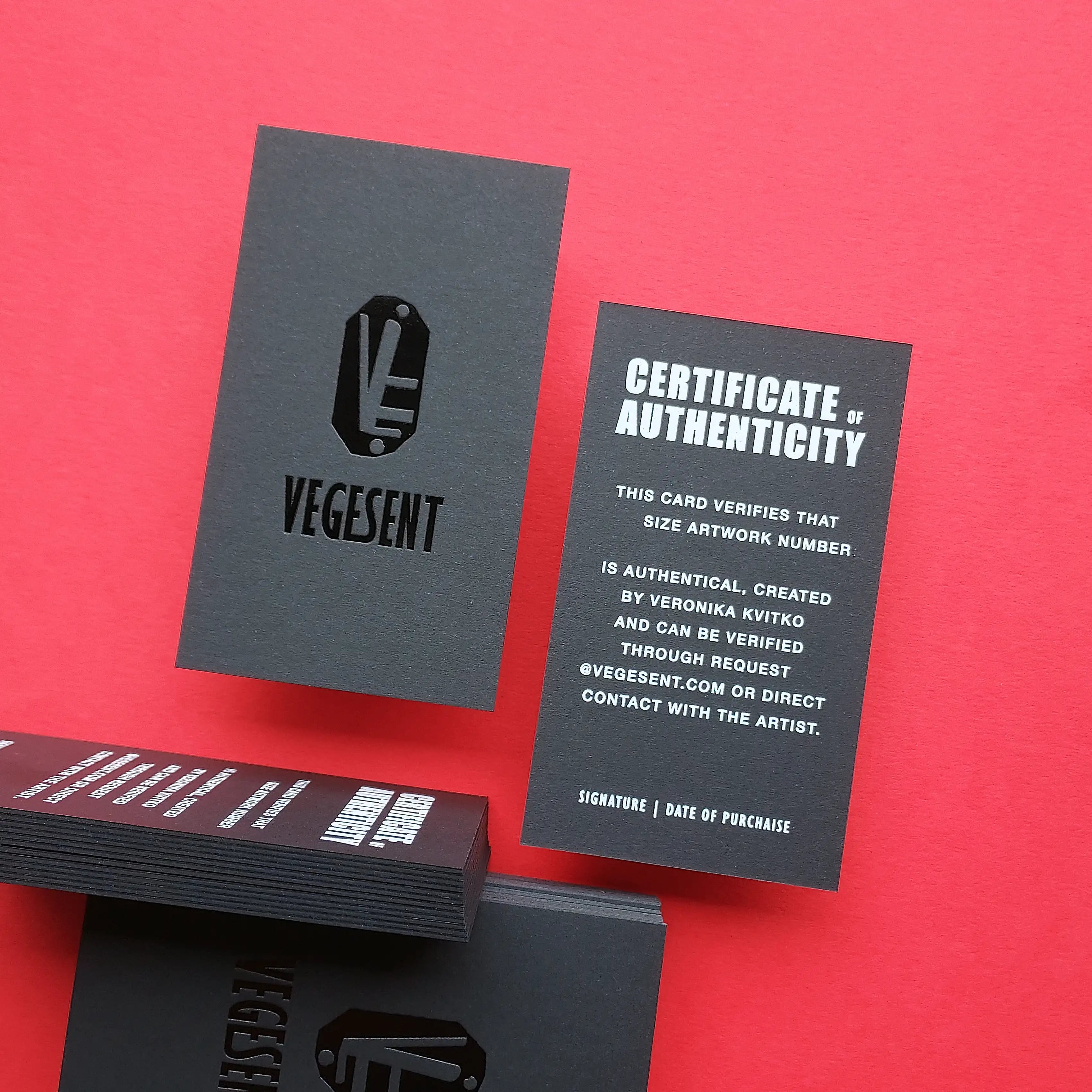 Buy Unique Custom Black Business Cards – Rich Cotton Base | OddPlanPrint