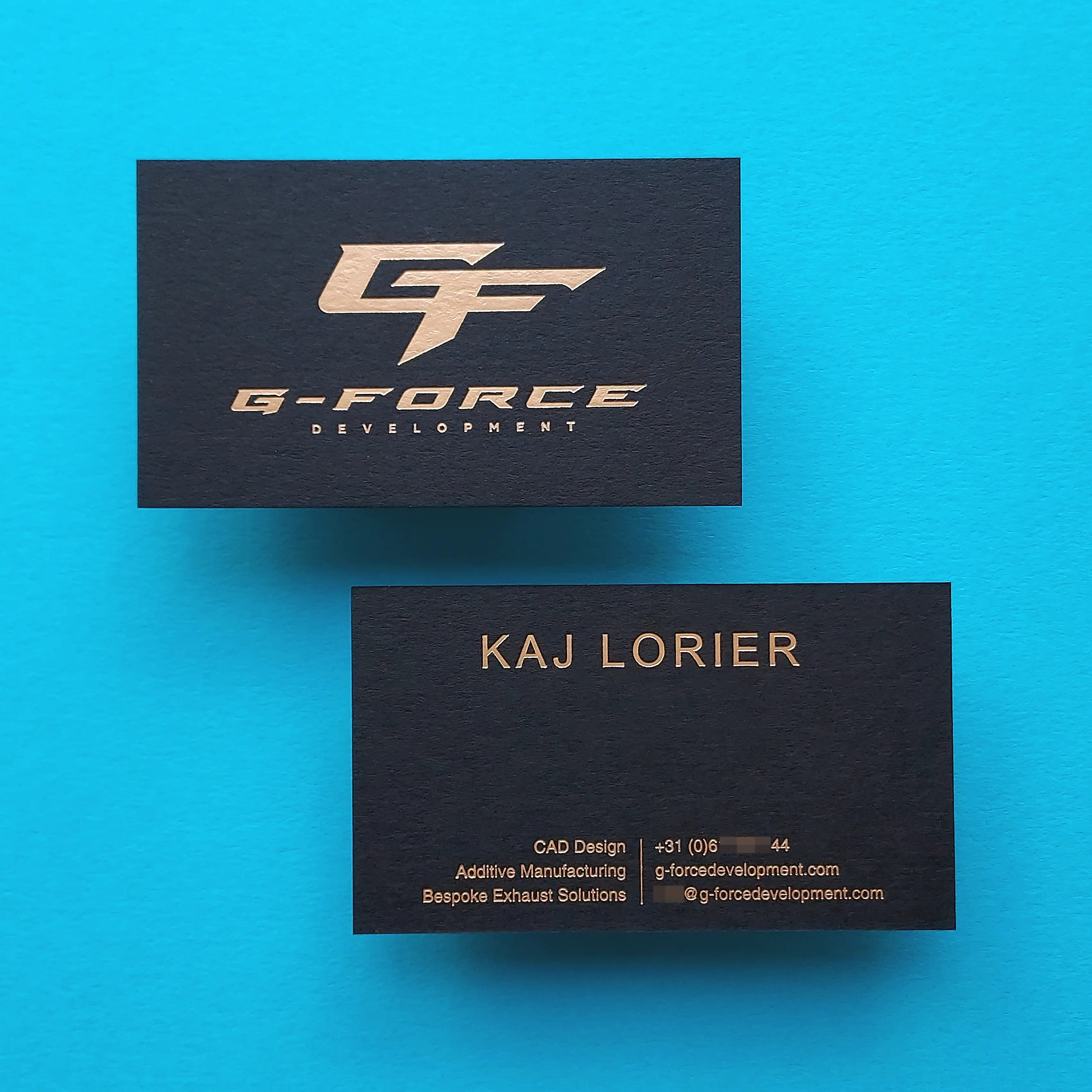 Buy Distinctive Custom Black Business Cards – Tailored Brand Look | OddPlanPrint