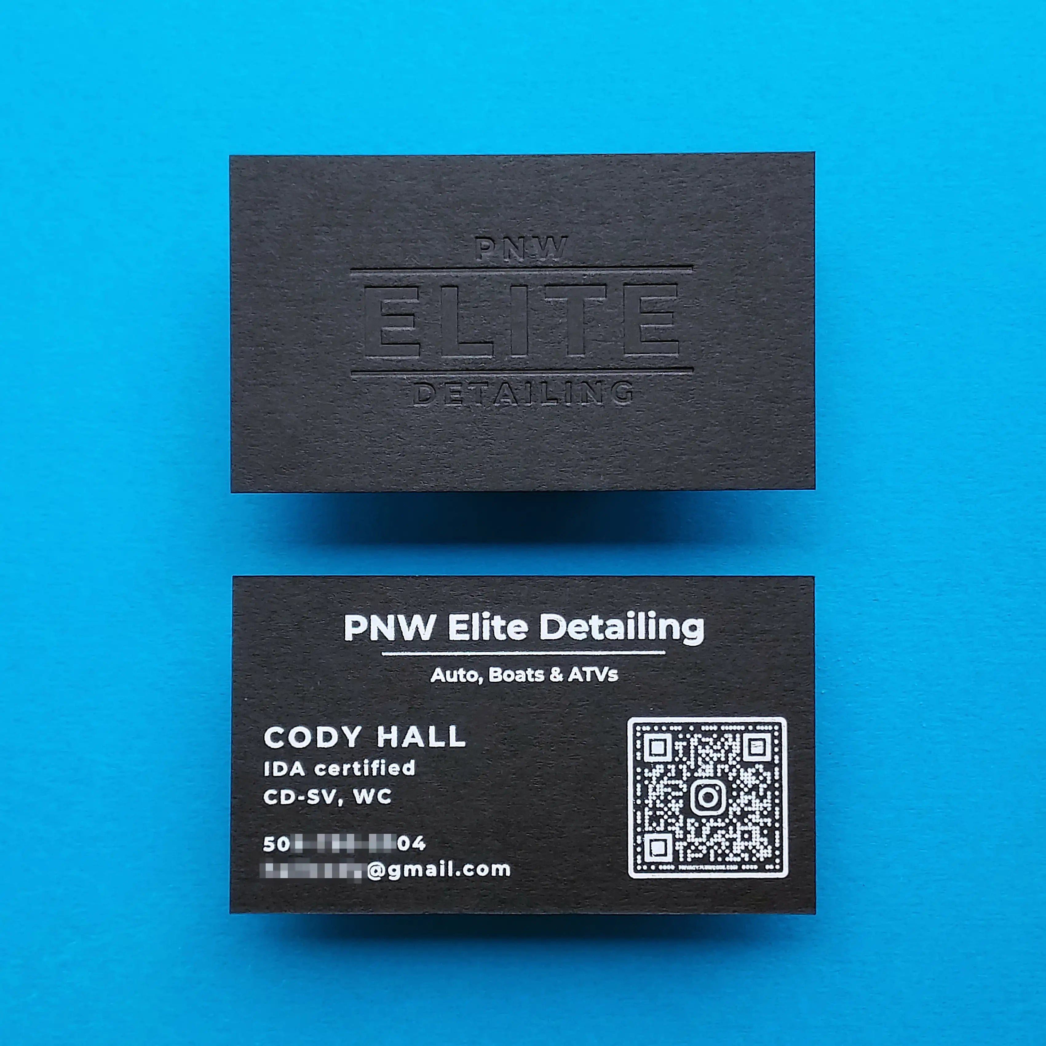Buy Editorial Style Custom Black Business Cards – Typographic Elegance | OddPlanPrint