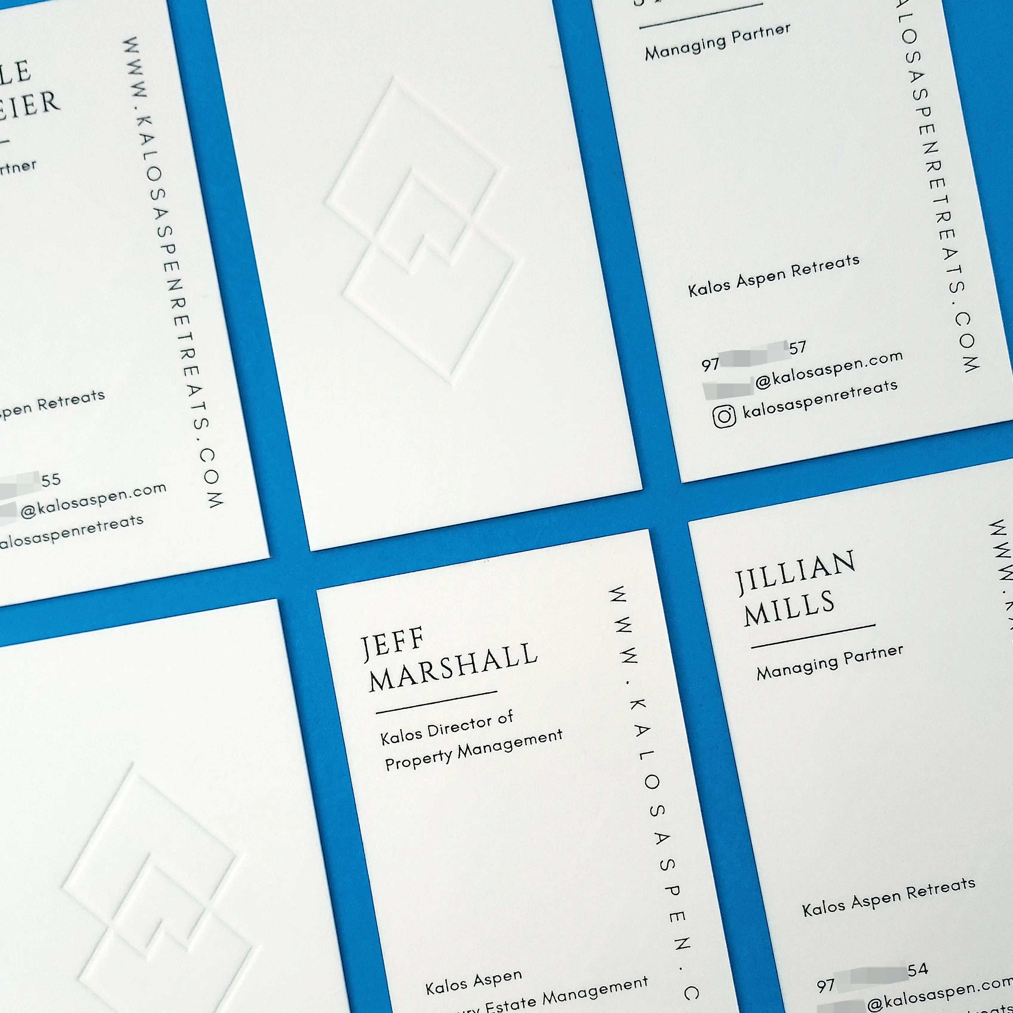 Buy Thick Business Cards – Black foil | OddPlanPrint