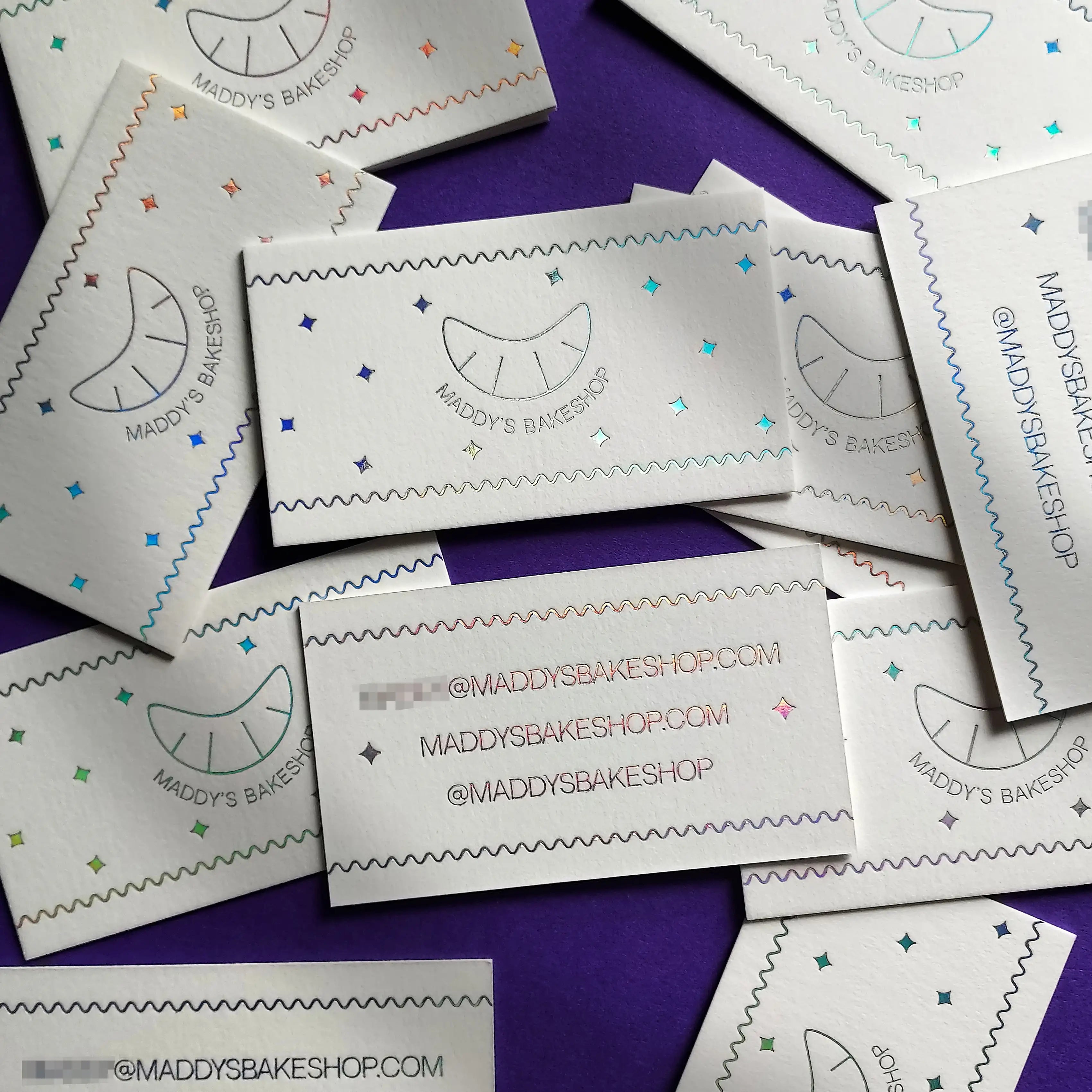 Buy Vibrant Custom Cotton Business Cards – Color Pop | OddPlanPrint