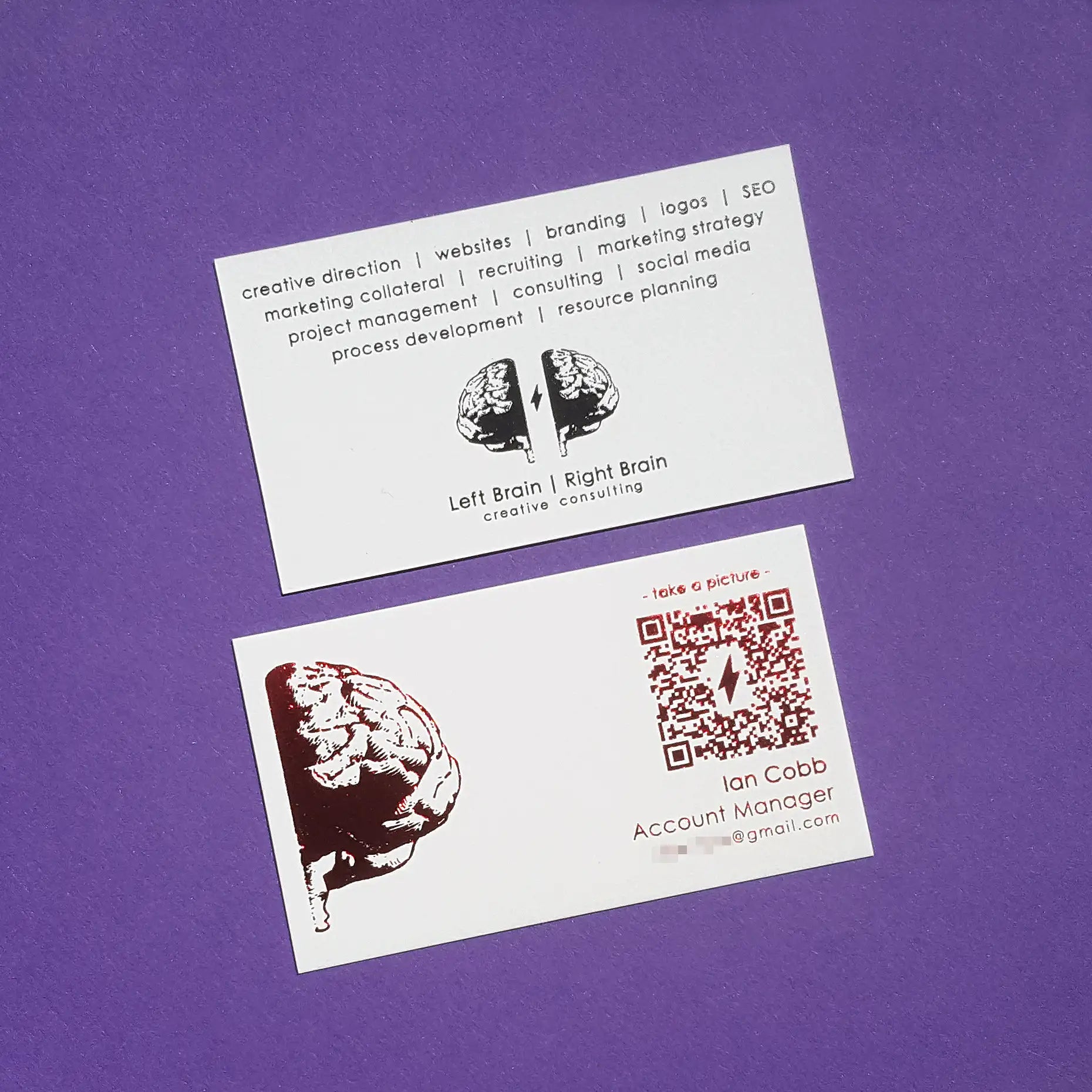 Buy Artistic Edge Custom Cotton Business Cards – Watercolor Touch | OddPlanPrint