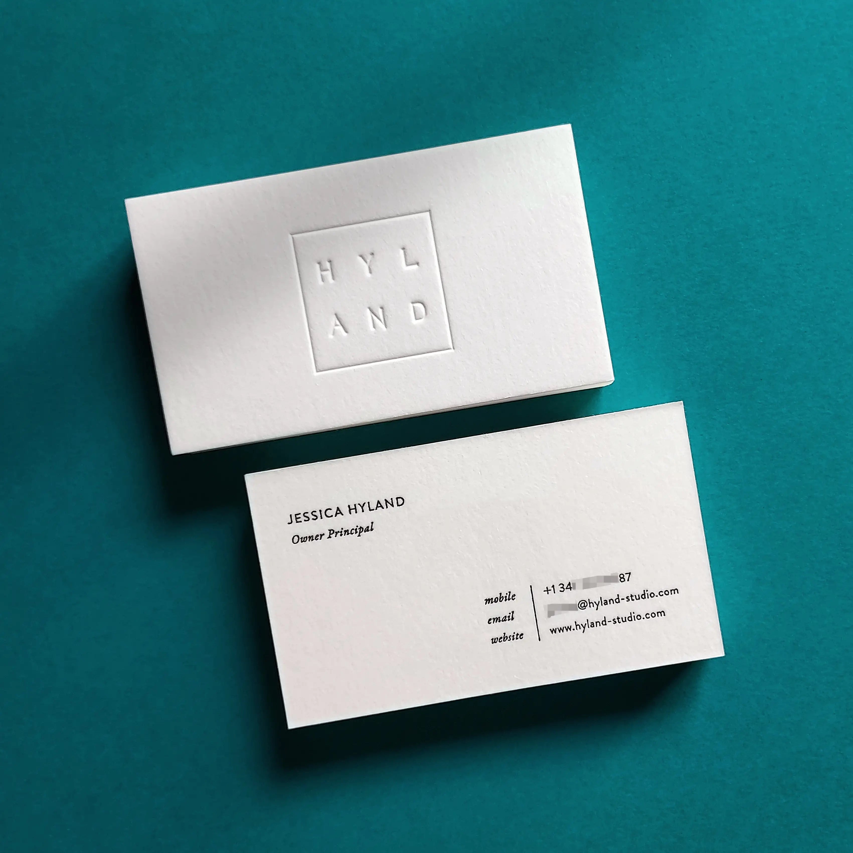 Buy Classic Custom Cotton Business Cards – Timeless Design | OddPlanPrint
