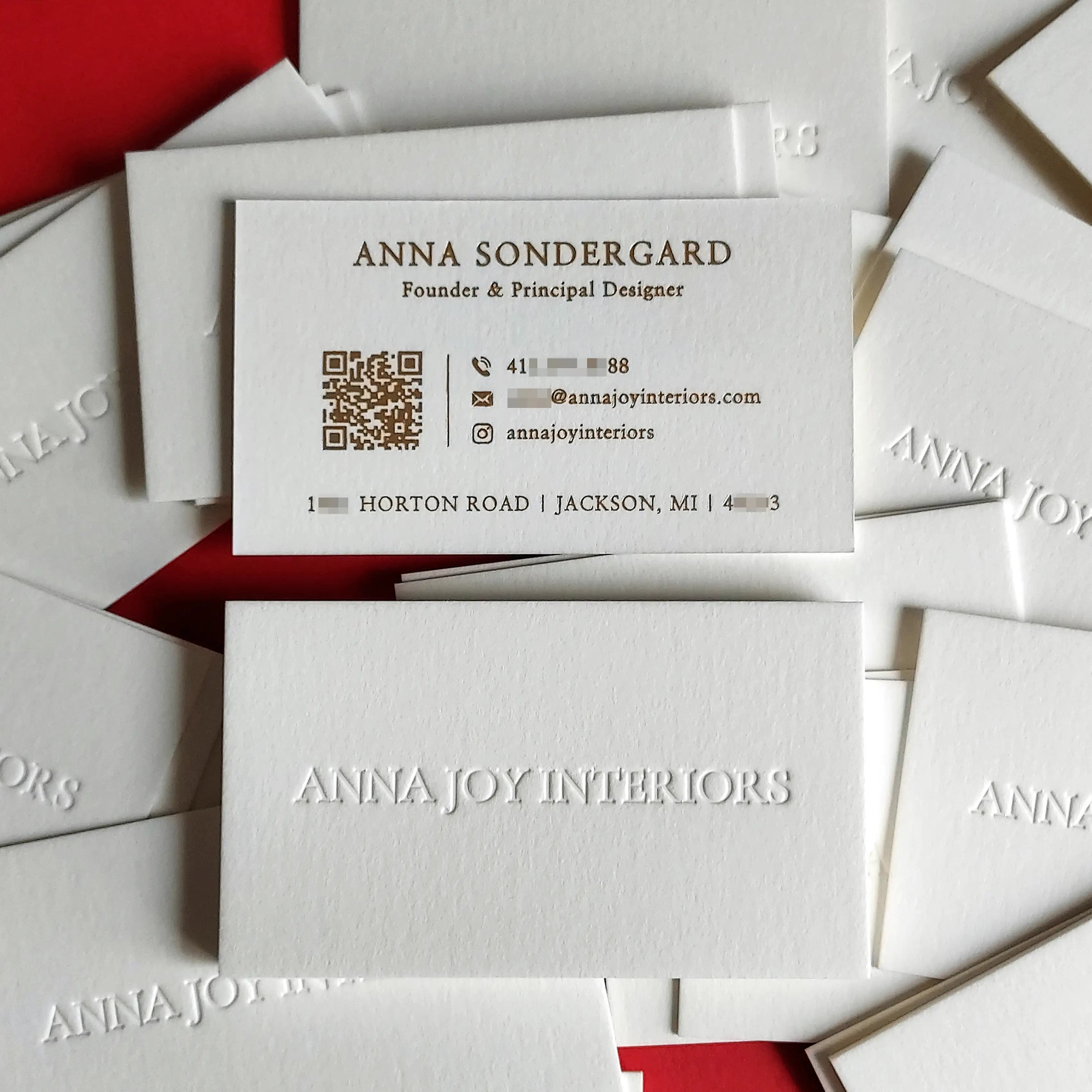 Buy Distinguished Custom Cotton Business Cards – Executive Grade | OddPlanPrint