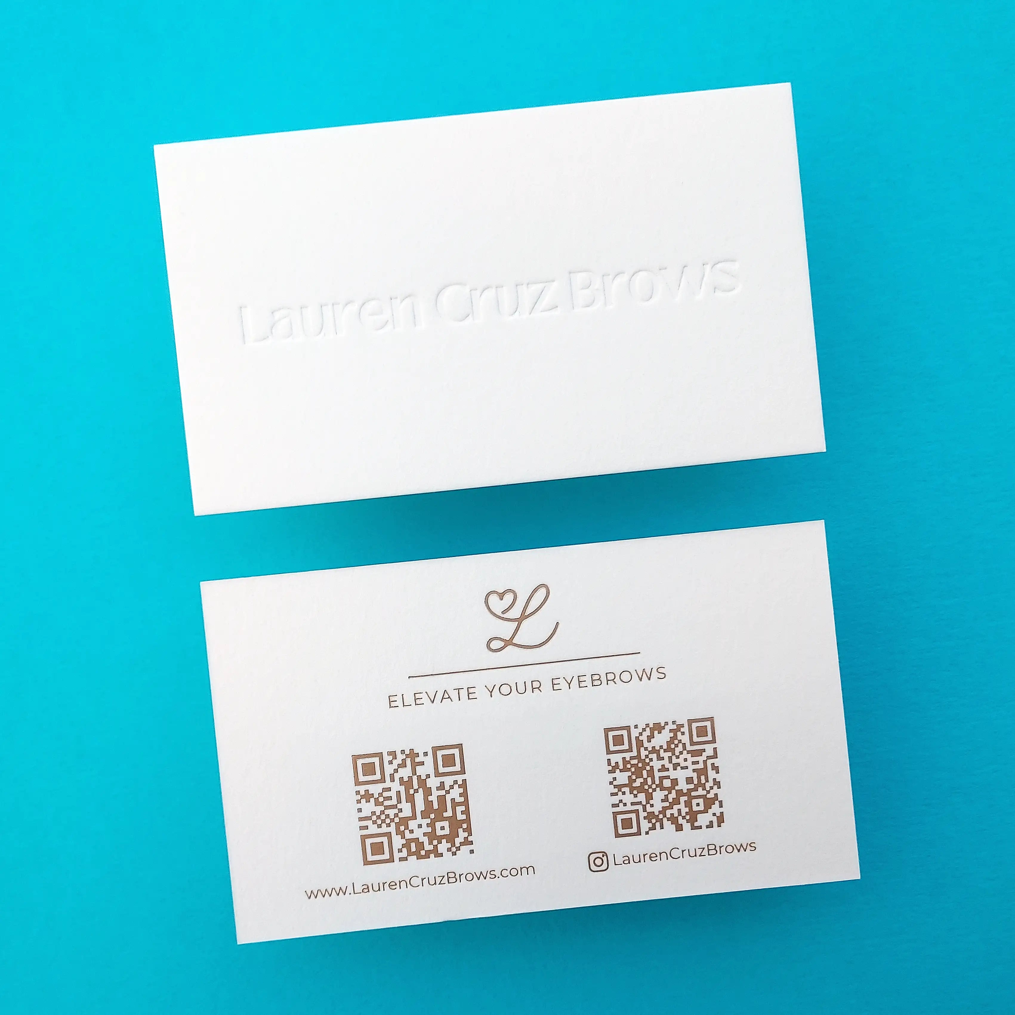 Buy Satin Edge Custom Cotton Business Cards – Smooth Border | OddPlanPrint