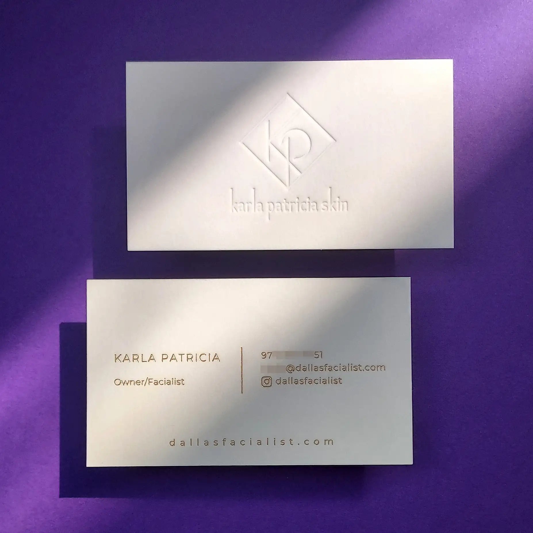 Buy Fashion Industry Custom Cotton Business Cards – Luxe Branding | OddPlanPrint