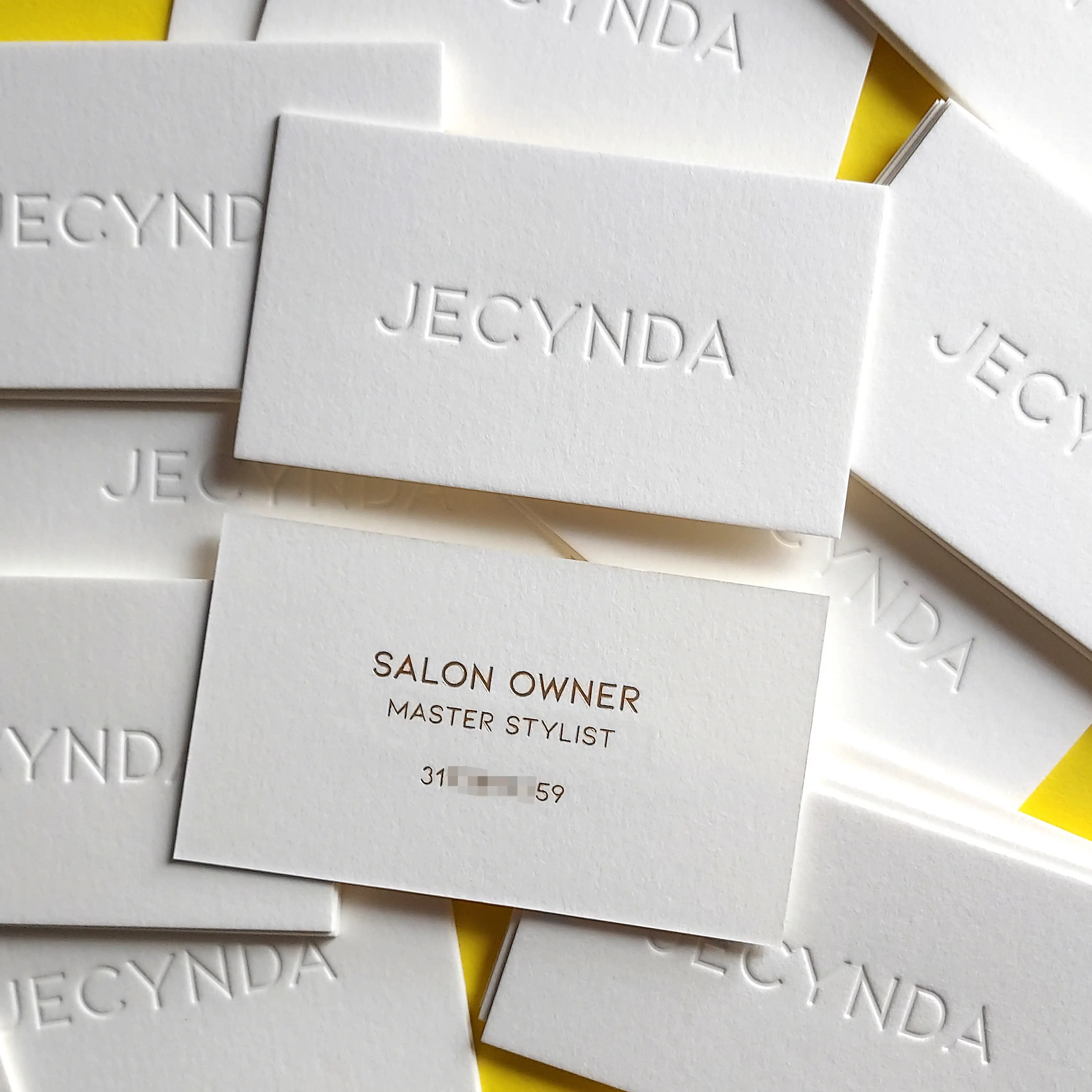 Buy Thick Cotton Business Cards – Visual Impact Layout | OddPlanPrint