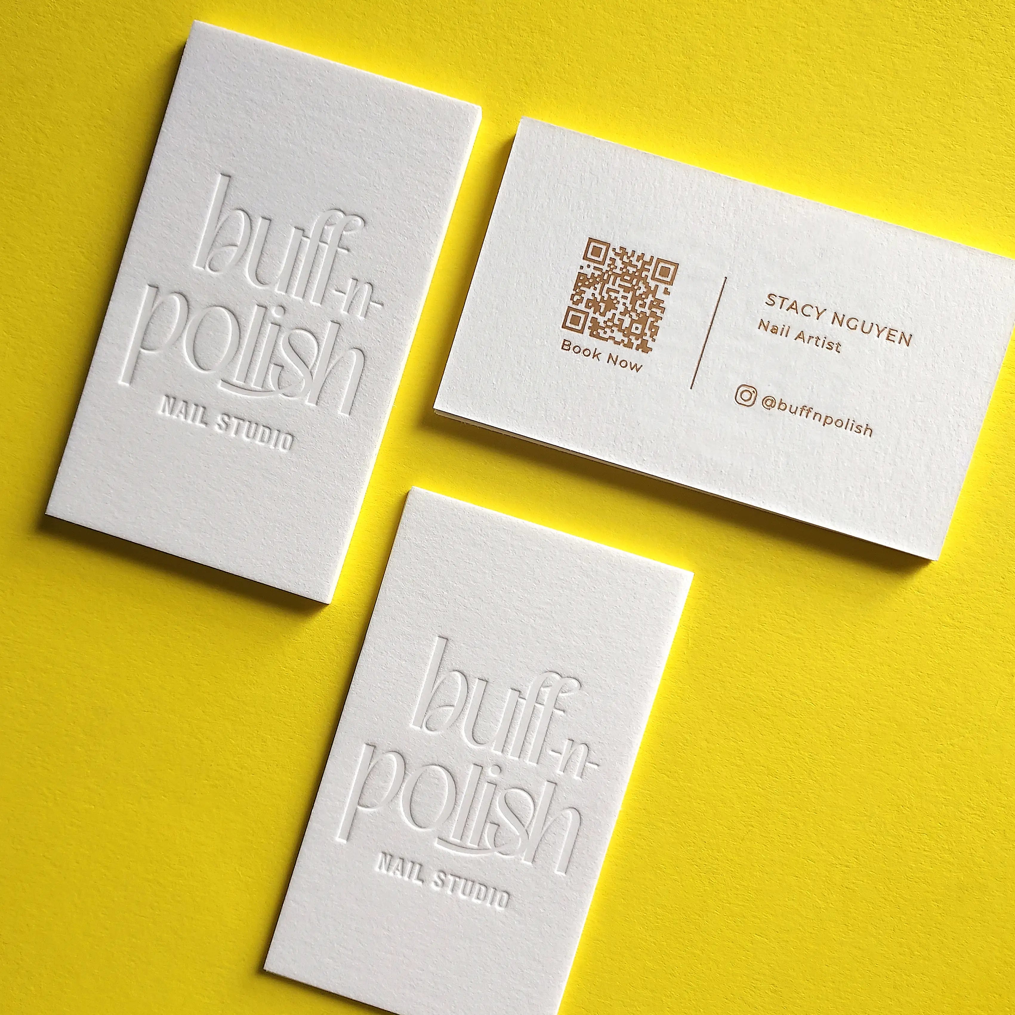 Buy Matte Surface Custom Cotton Business Cards – Anti-Glare Finish | OddPlanPrint