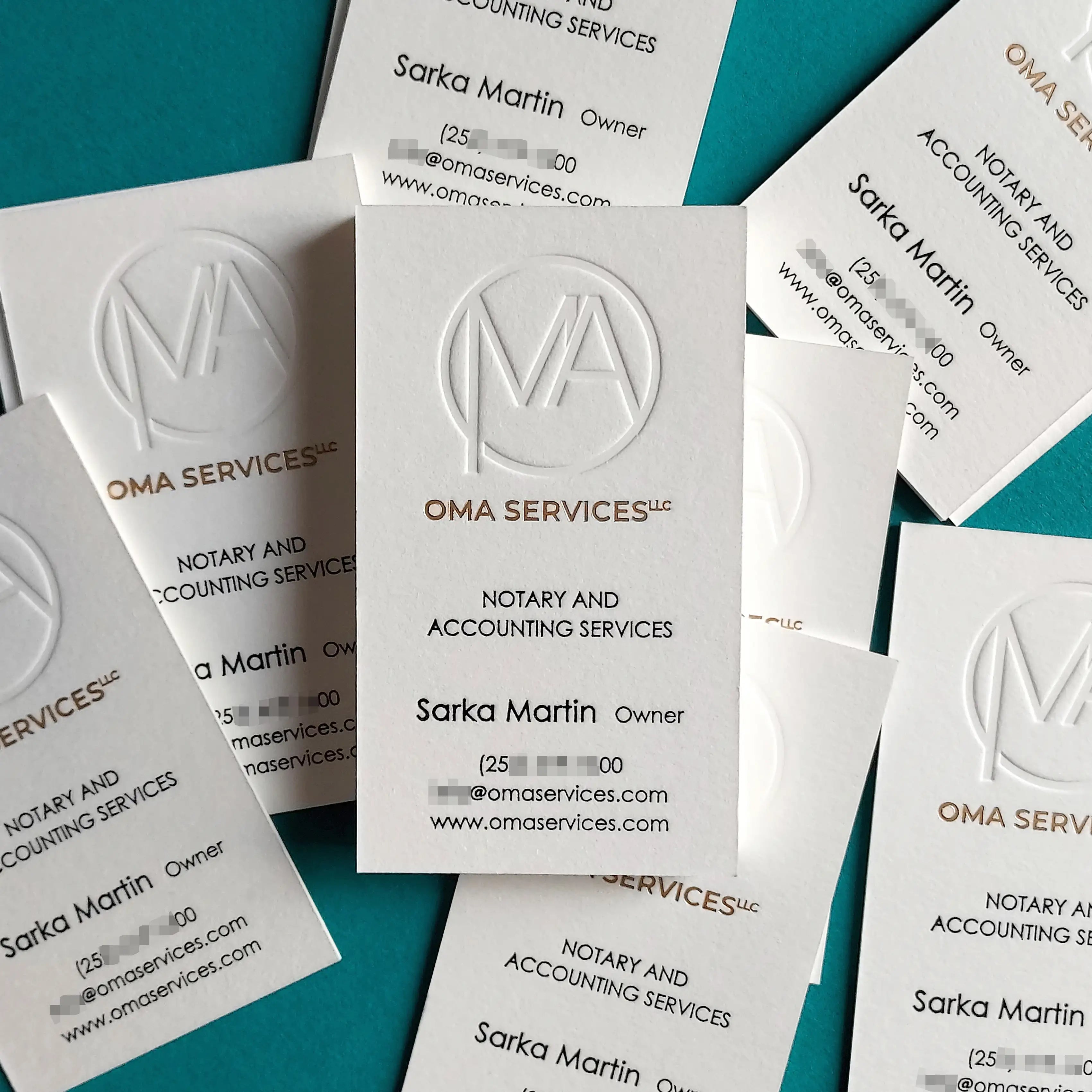 Buy Rush Print Business Cards – Raised Lettering | OddPlanPrint