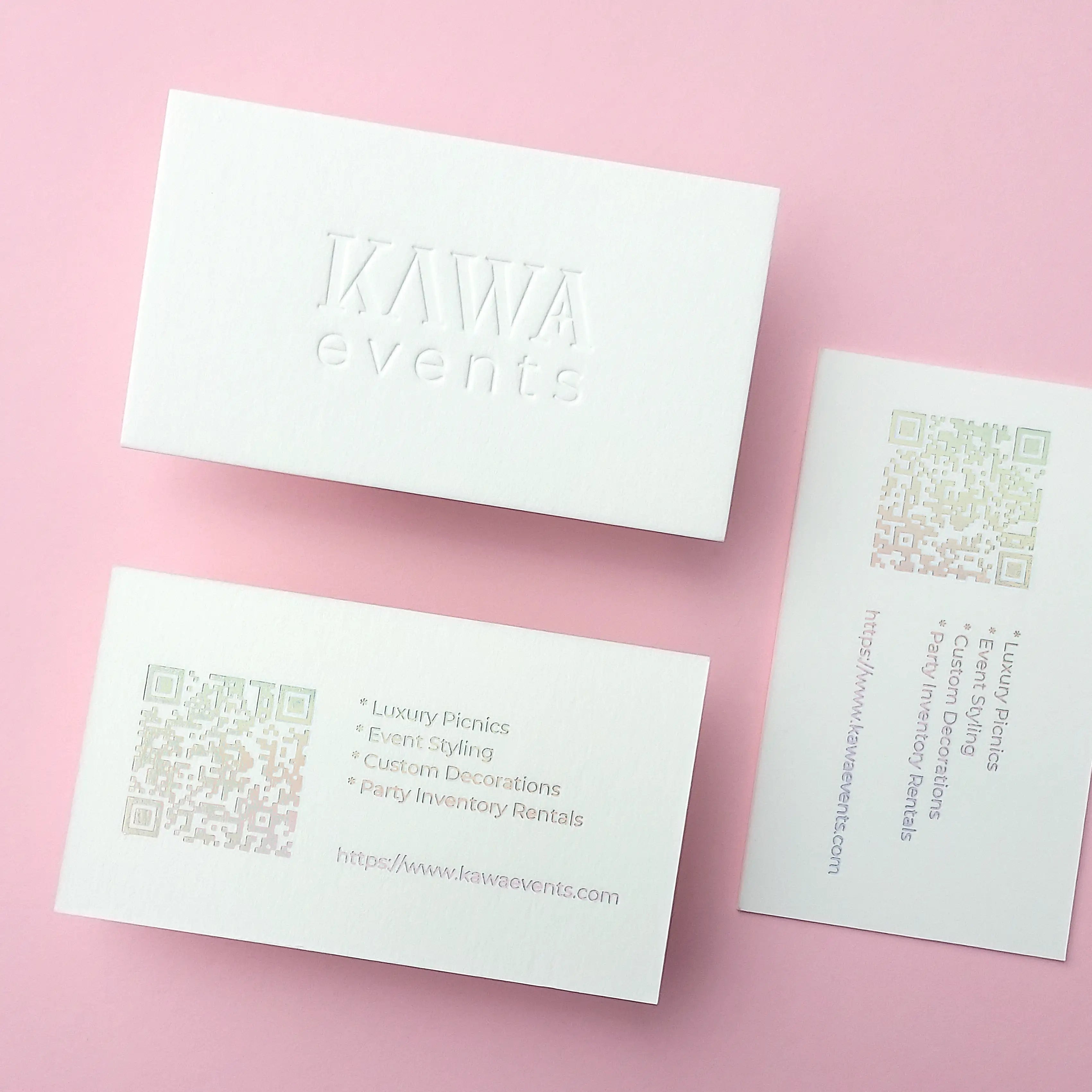 Buy Custom Logo Debossed Cards – Studio-Quality Design | OddPlanPrint