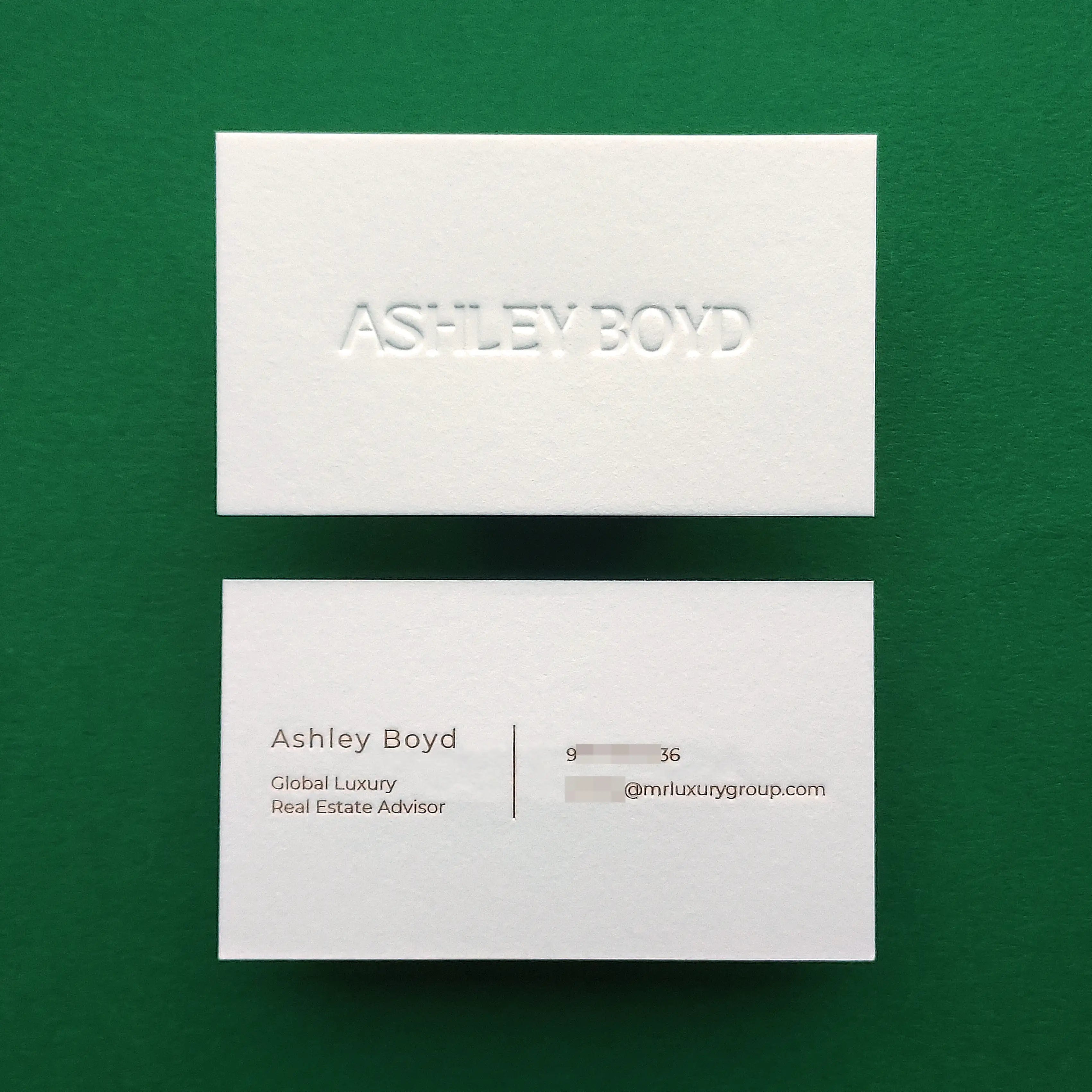 Buy Eco Matte Custom Cotton Business Cards – Plant-Based Ink | OddPlanPrint