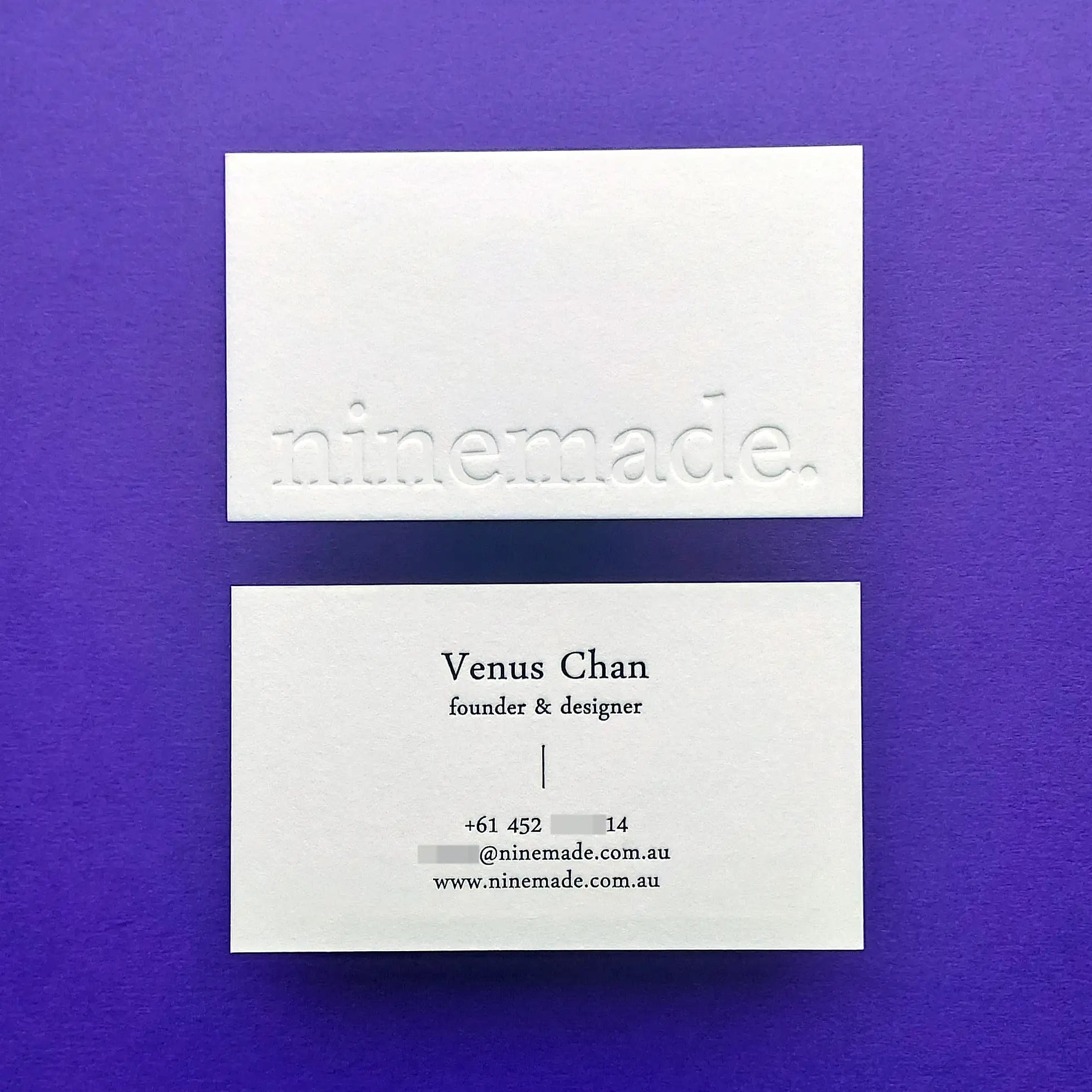 Buy Custom Logo Debossed Cards – Black and Gold Combination | OddPlanPrint