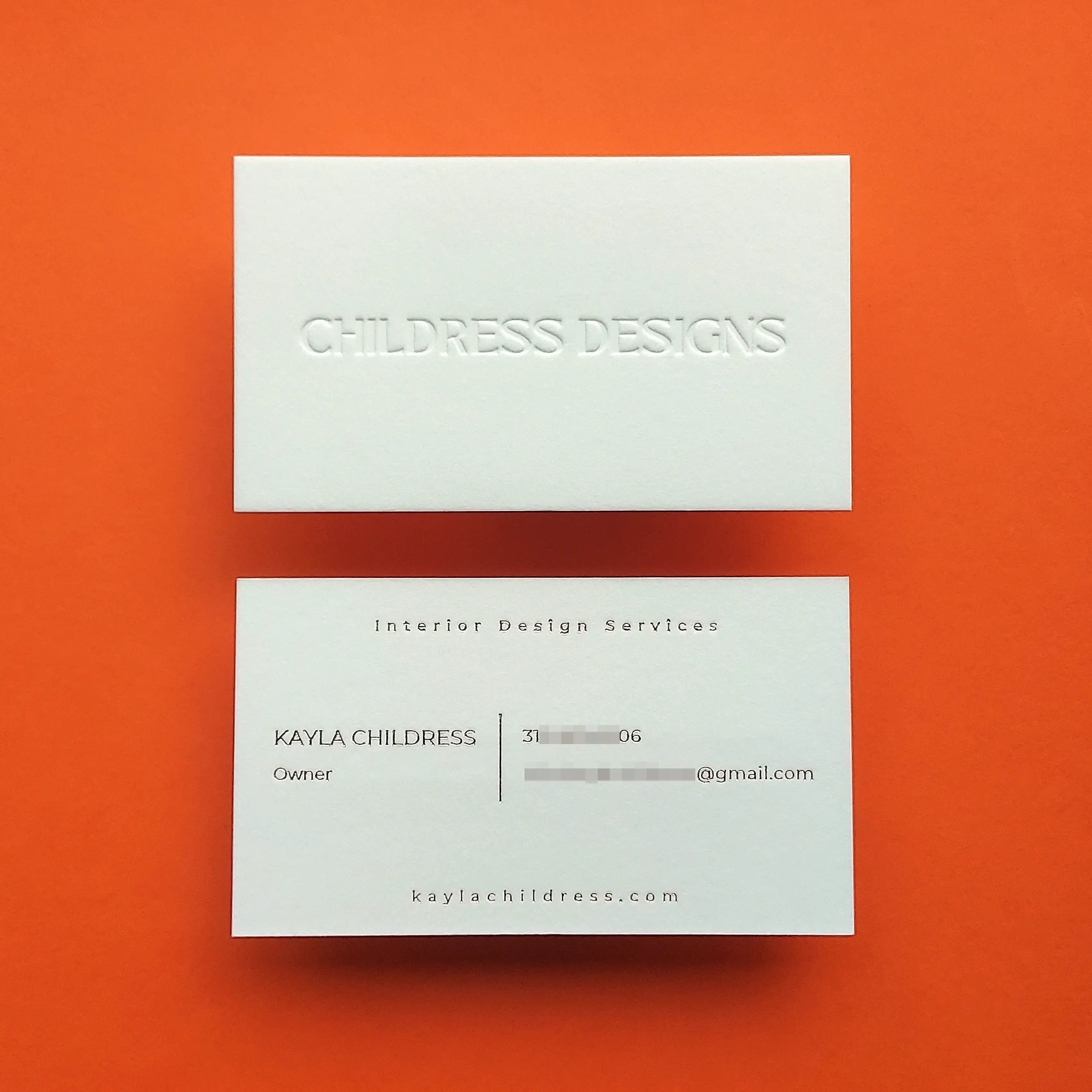 Buy Eco-Friendly Custom Cotton Business Cards – Soy Ink | OddPlanPrint