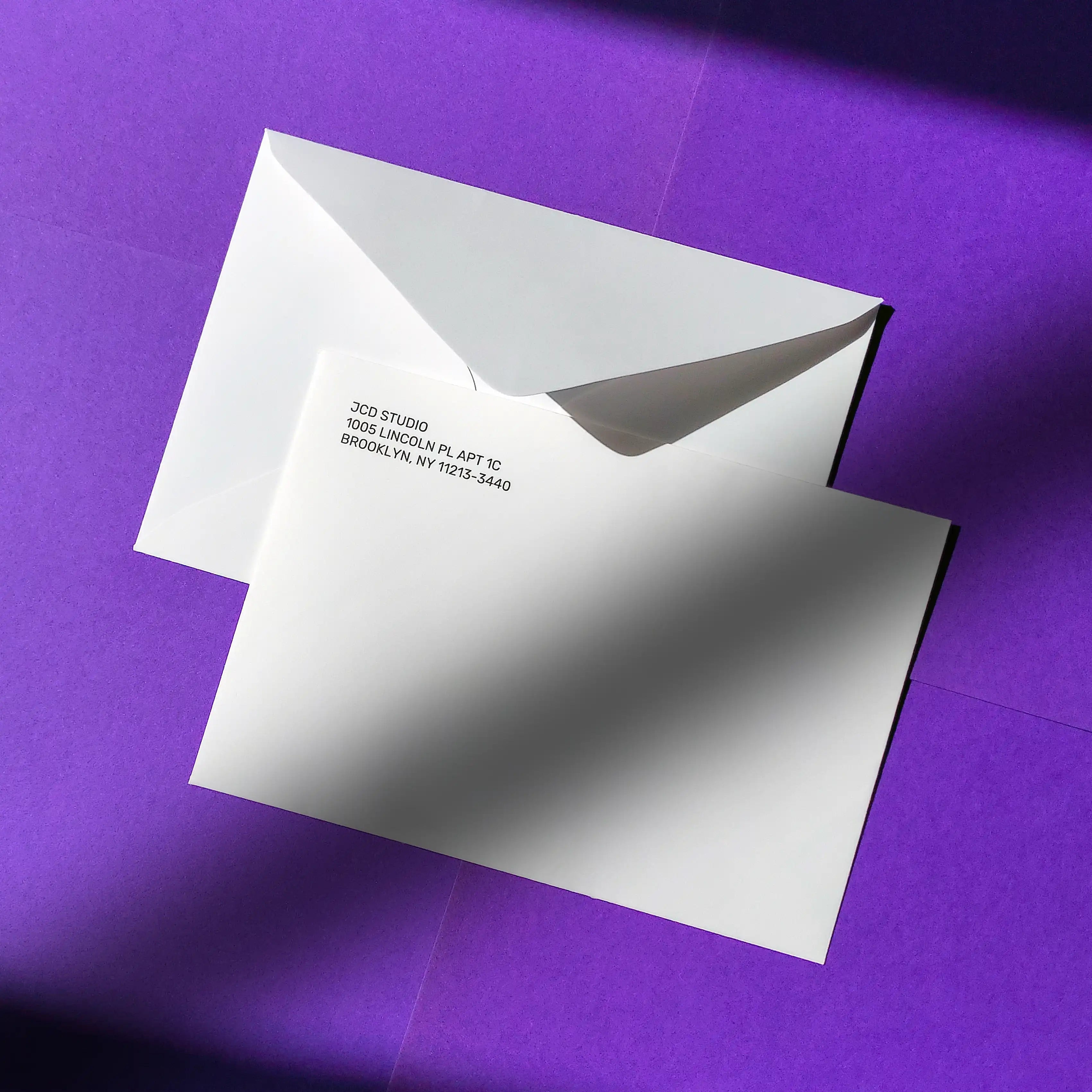 Buy Stylish Black Postcards with Envelope  – Rounded Corners | OddPlanPrint