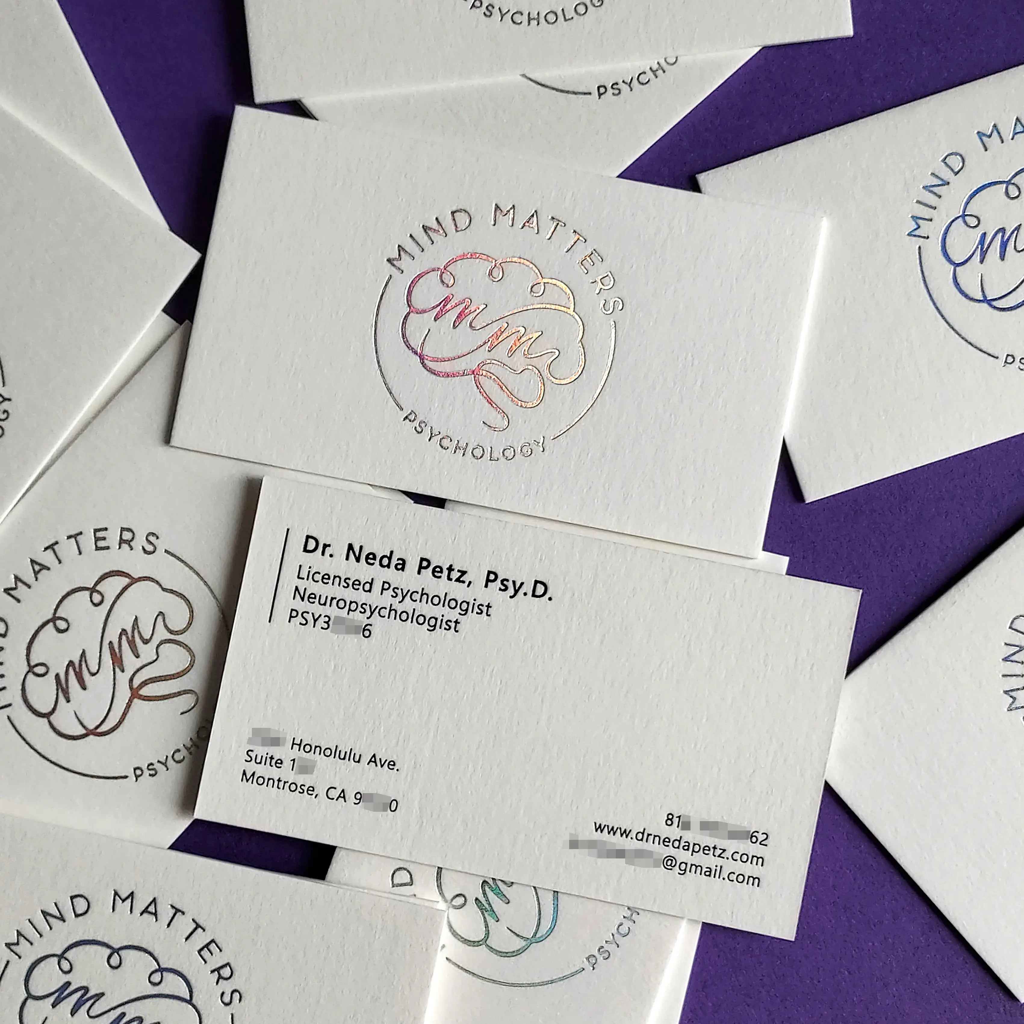 Buy Tailored Identity Custom Cotton Business Cards – Raised Edges | OddPlanPrint