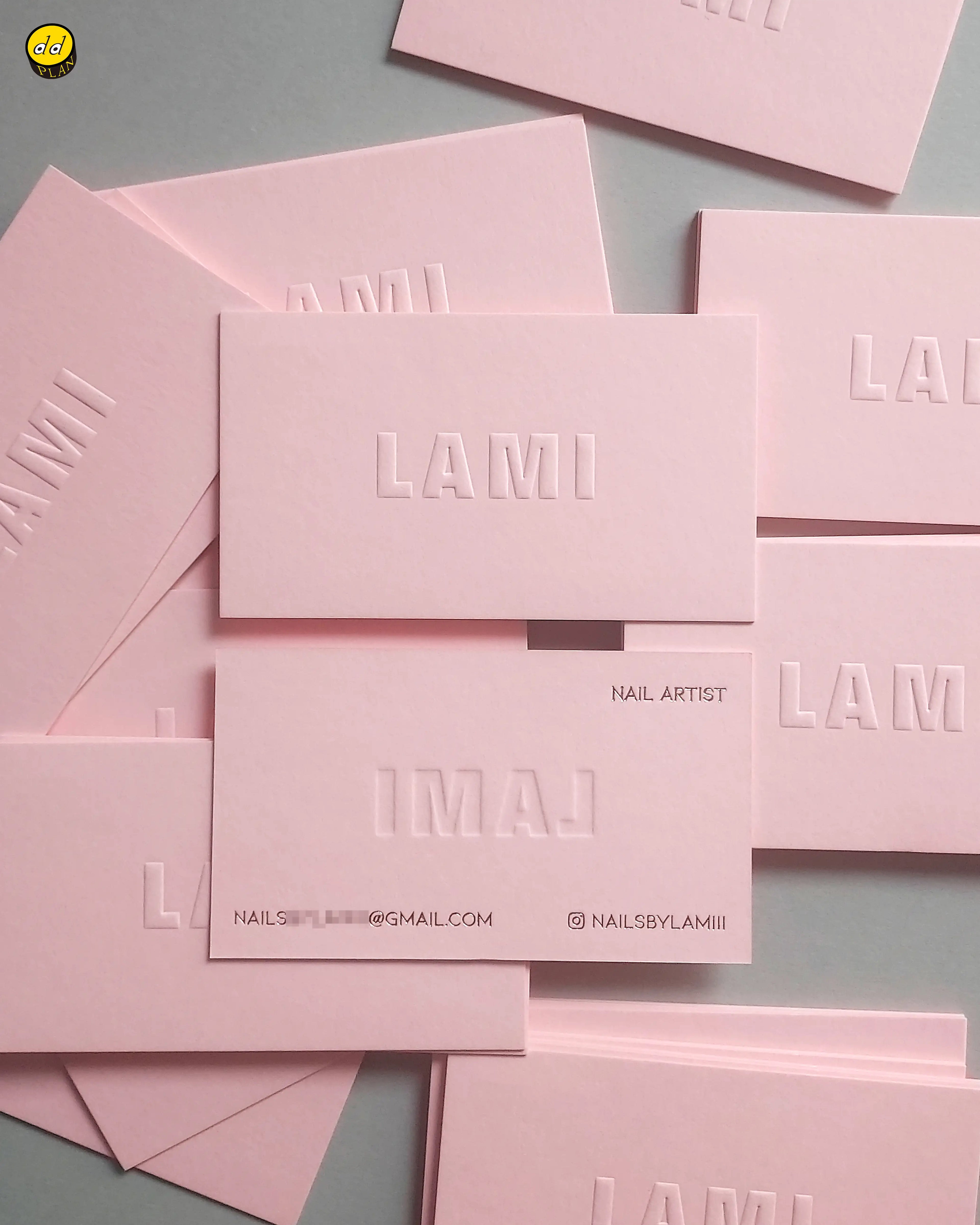 Buy Unique PINK Business Cards - Luxury Thick Paper - OddPlanPrint