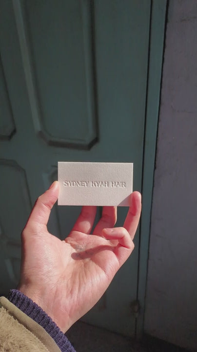 Buy Understated Luxury Custom Cotton Business Cards – Soft Texture | OddPlanPrint