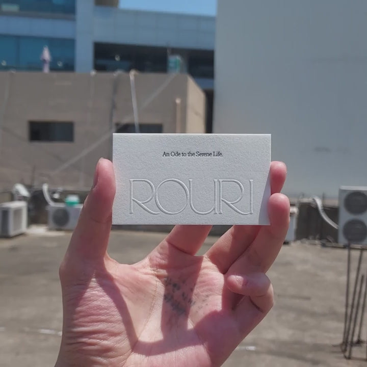 Buy Minimal Foil Custom Cotton Business Cards – Polished Accent | OddPlanPrint