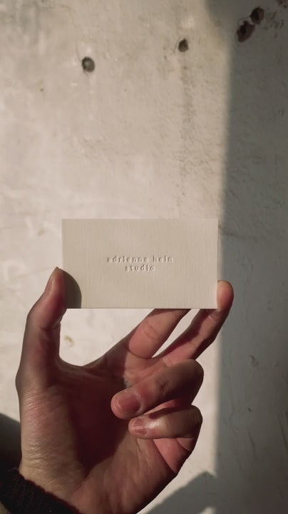 Buy Custom Business Cards – Deep Blind Debossed Logo | OddPlanPrint