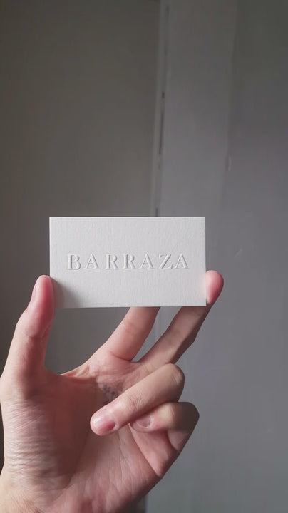 Buy Deep Texture Embossed Business Cards - Thick Board Stock - OddPlanPrint