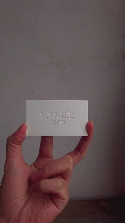 Buy Studio Level Custom Cotton Business Cards – Elegant Emboss | OddPlanPrint