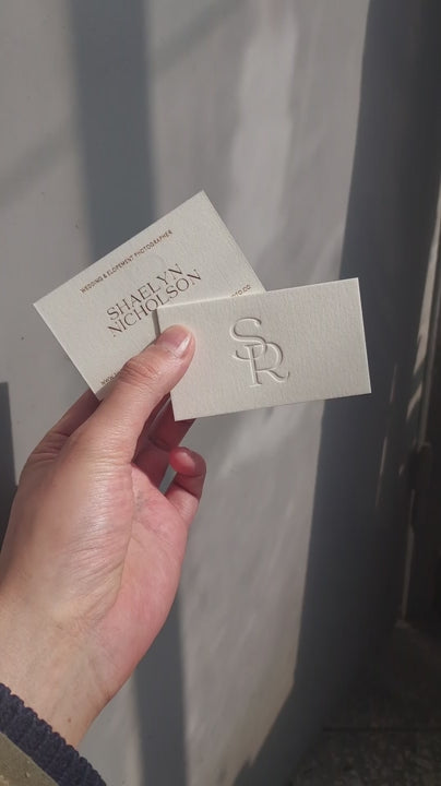 Order Thick Cotton Business Cards – Double-Sided Print | OddPlanPrint