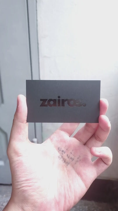 Order Ultra-Thick Black Business Cards for Maximum Impact | OddPlanPrint