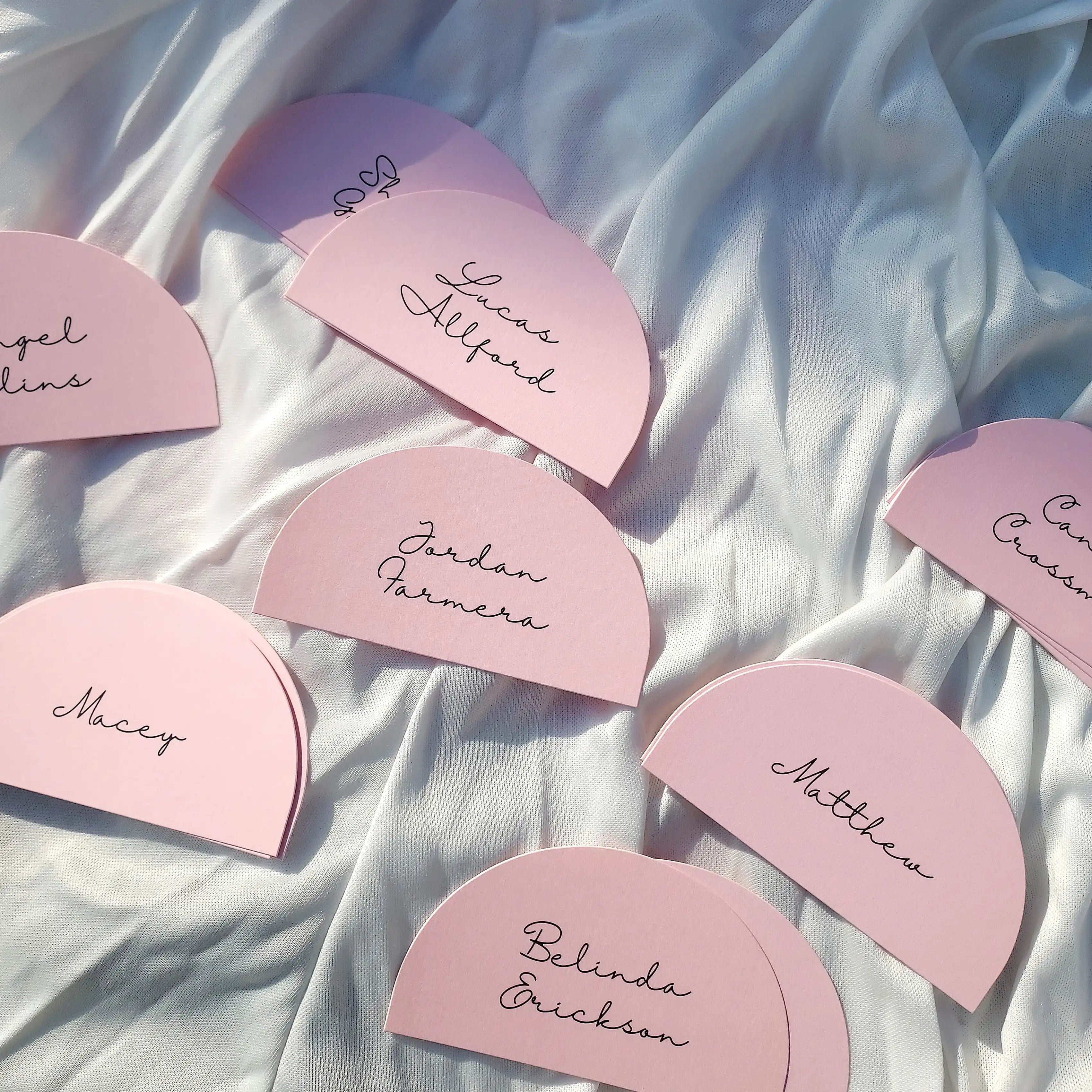 Buy Eco-Friendly Wedding Menu Card – FSC Paper + Soy Ink Printing | OddPlanPrint