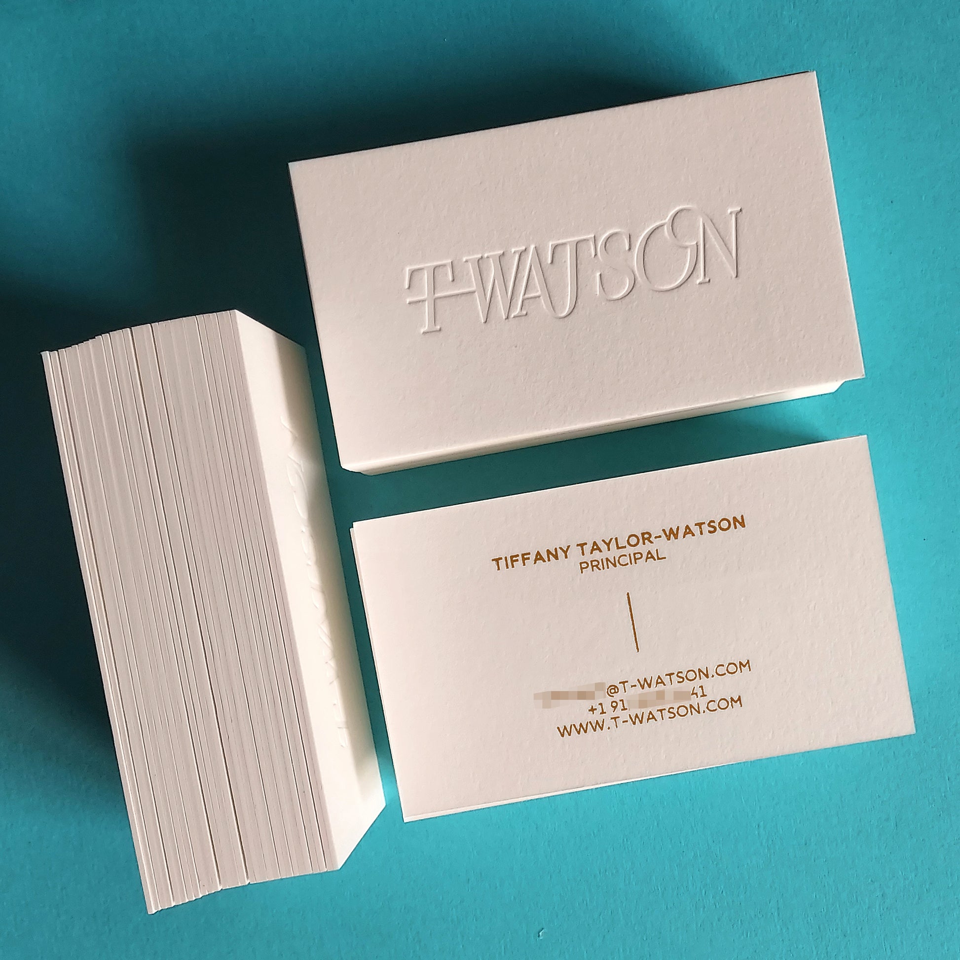 Cotton identity card for modern professionals