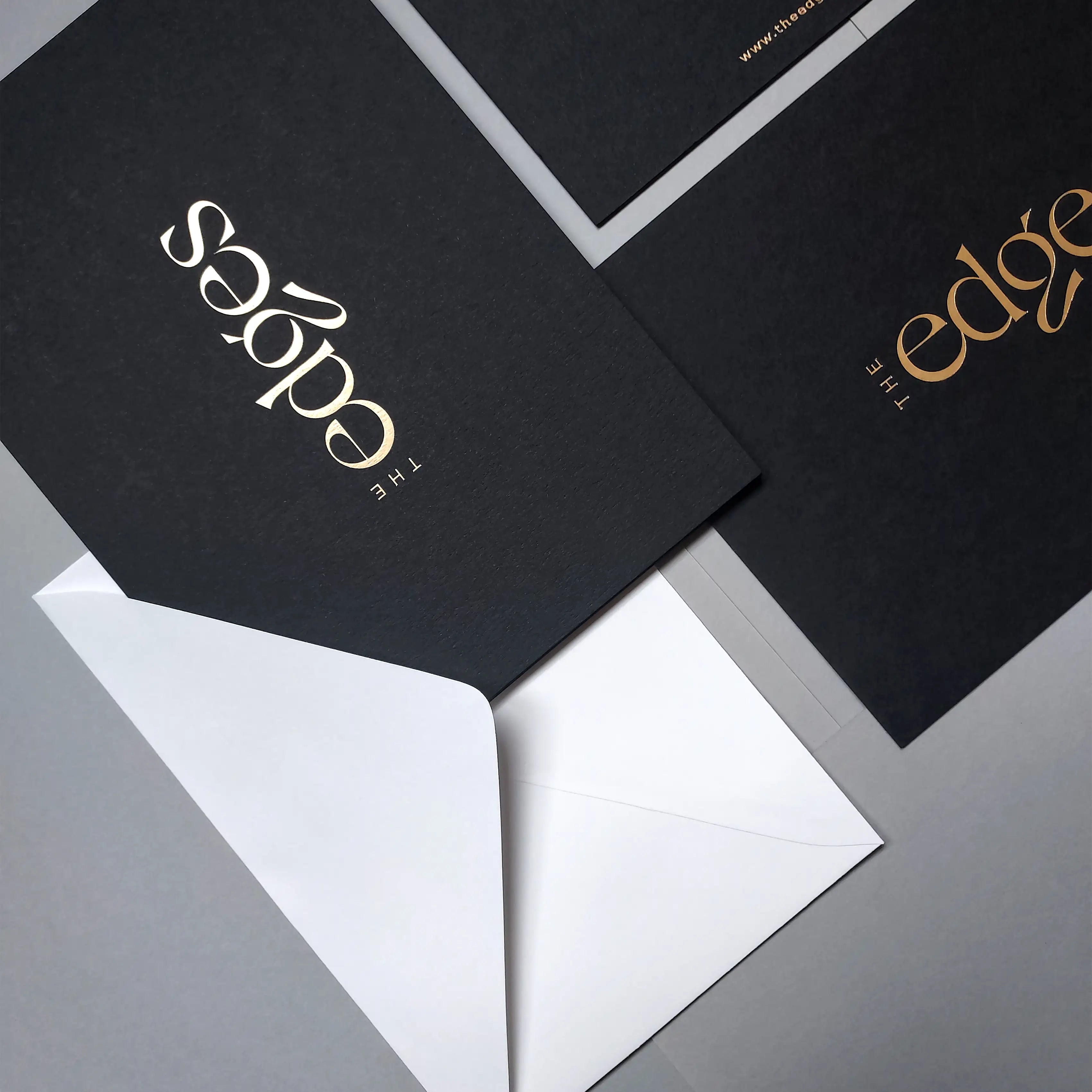Buy Creative Black Postcards – Custom Message Cards | OddPlanPrint