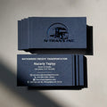 Buy Minimal Blue Business Cards - Raised Emboss Detail - OddPlanPrint