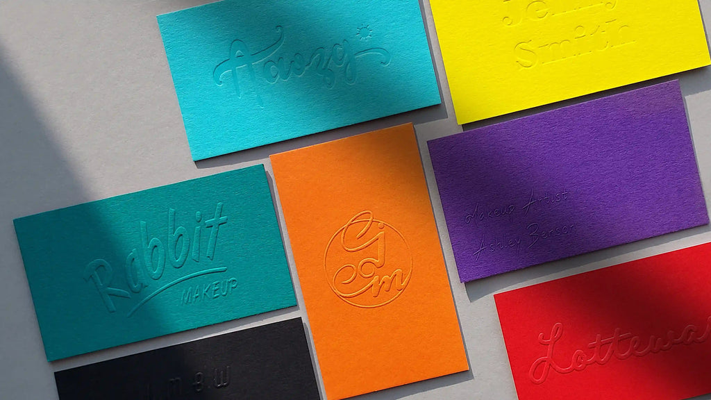 Colorplan Business Cards - 540gsm, 70gsm, Deboss, Emboss, Foil, Duplex by OddPlanPrint.