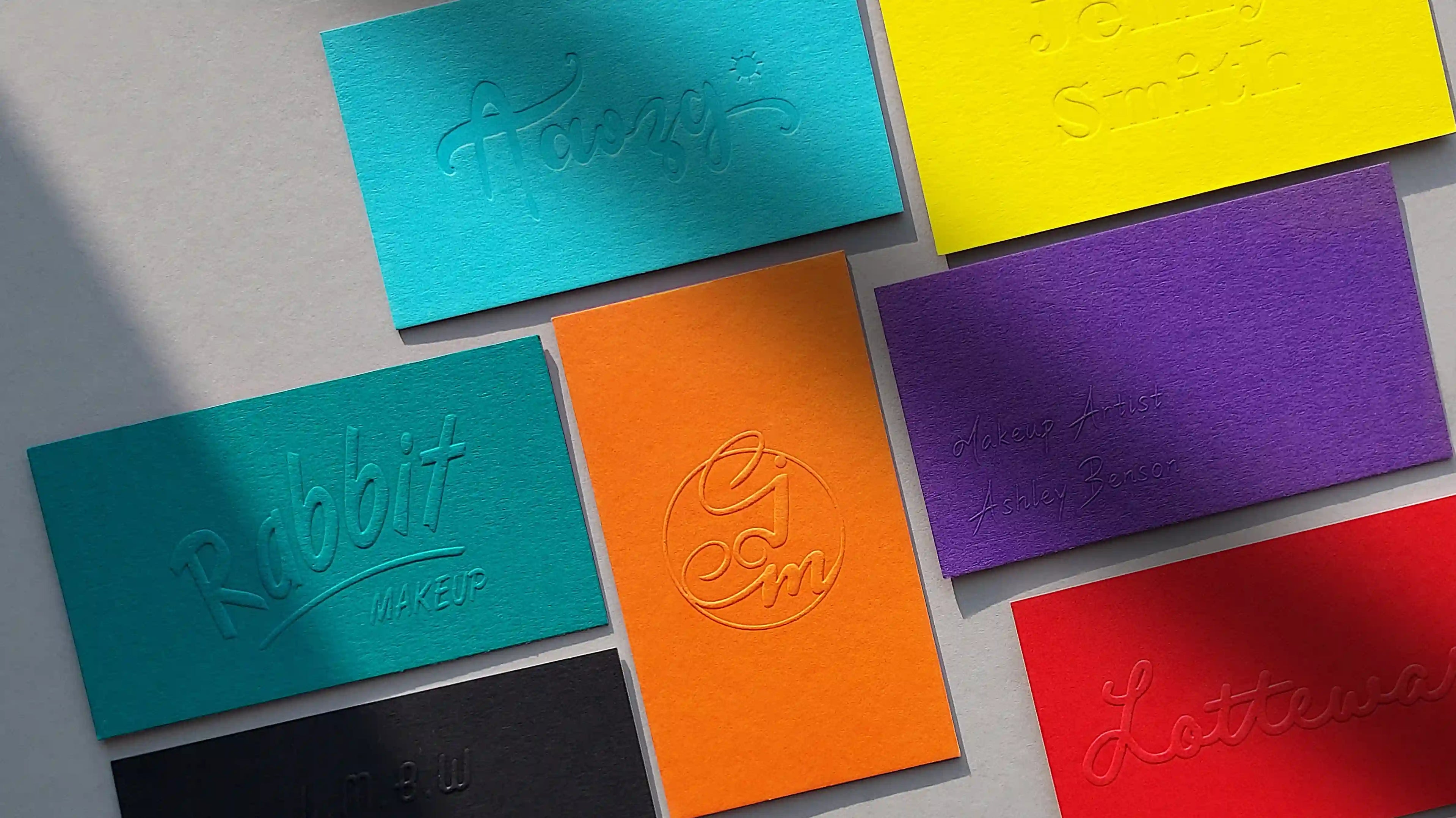 Colorplan Business Cards - 540gsm, 70gsm, Deboss, Emboss, Foil, Duplex by OddPlanPrint.