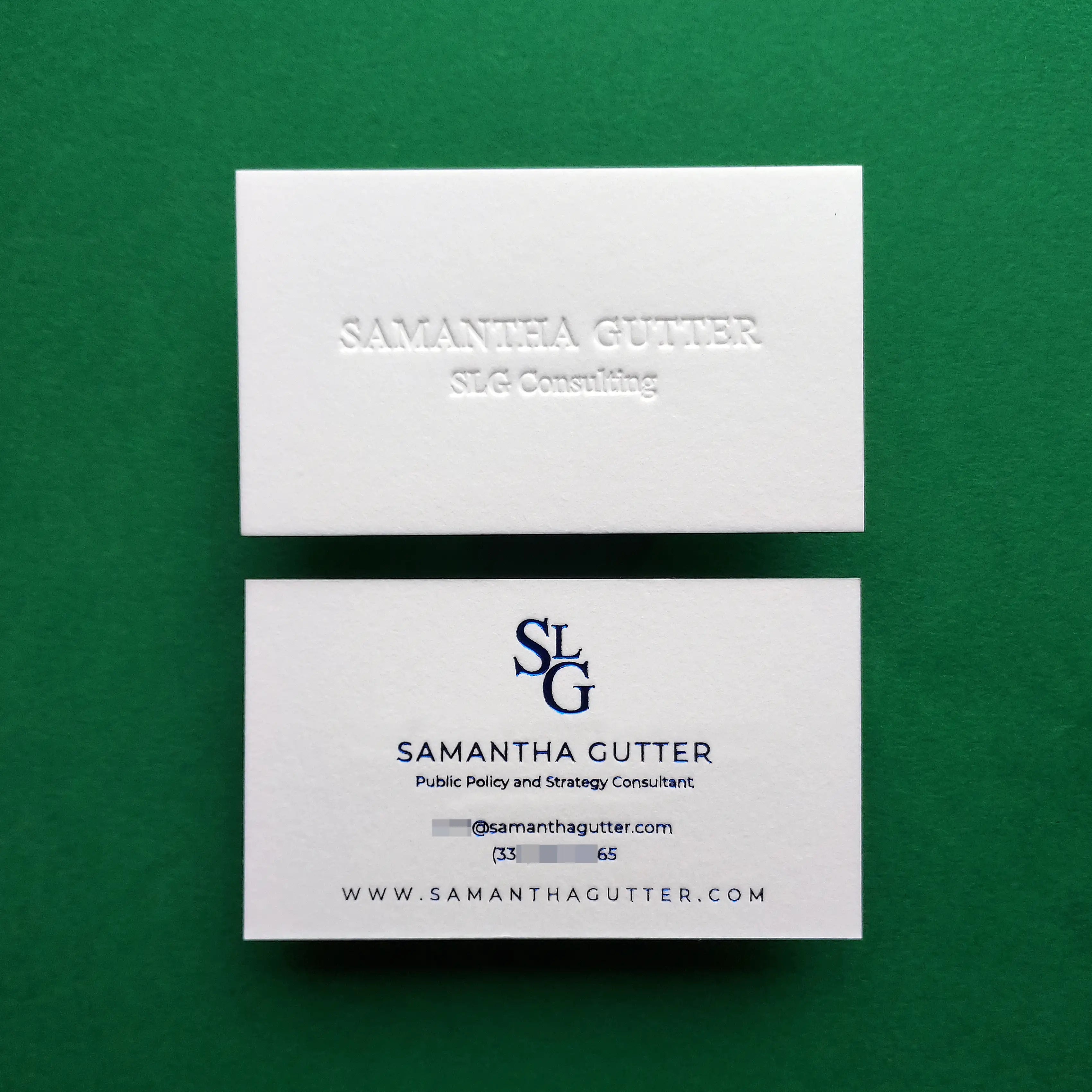 Buy Bold Custom Cotton Business Cards – Raised Ink Print | OddPlanPrint