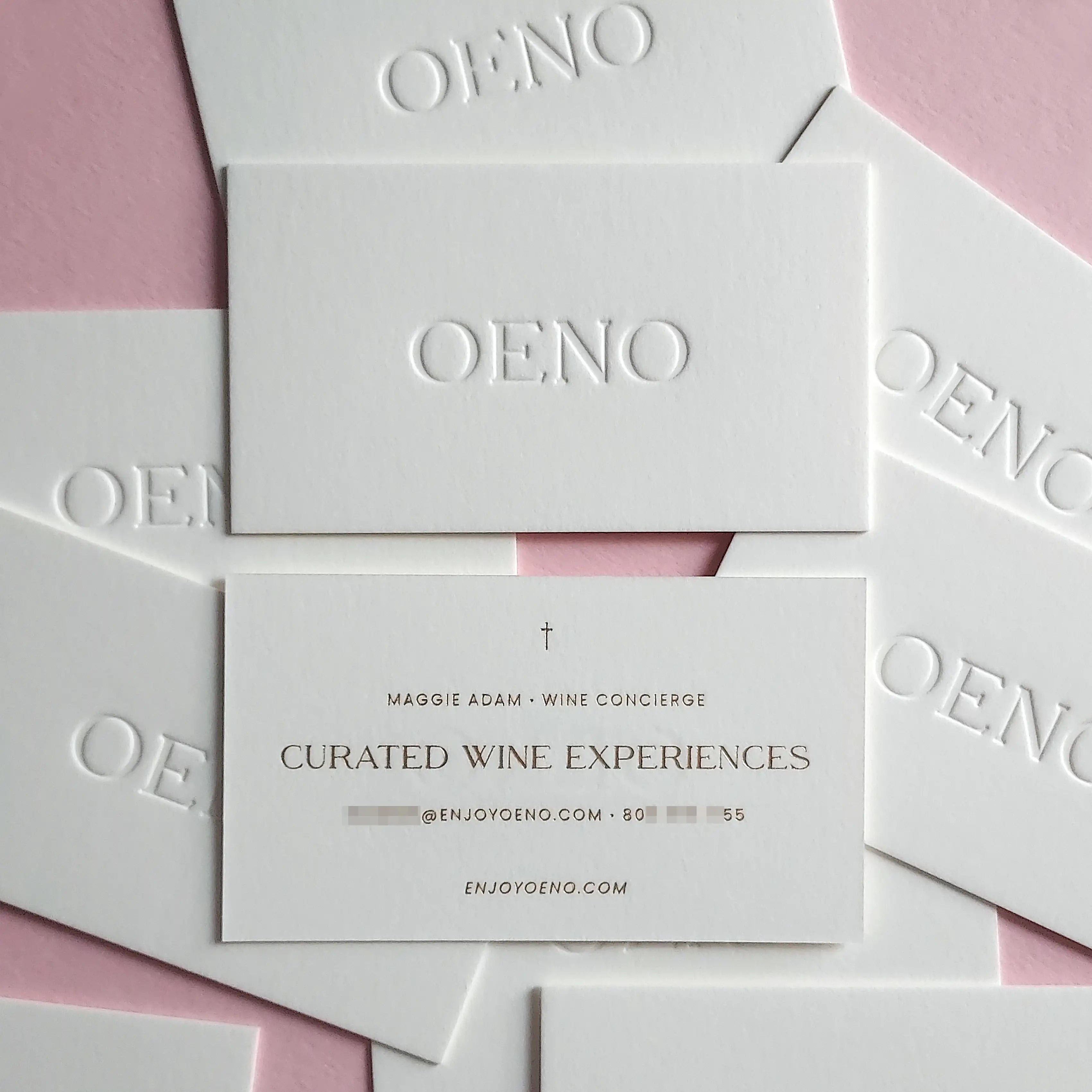 Buy Side Foil Custom Cotton Business Cards – Unique Finish | OddPlanPrint
