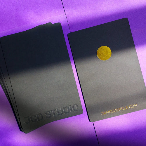 Buy Artistic Round corners Black Postcards - Custom Die-Cut Option - OddPlanPrint
