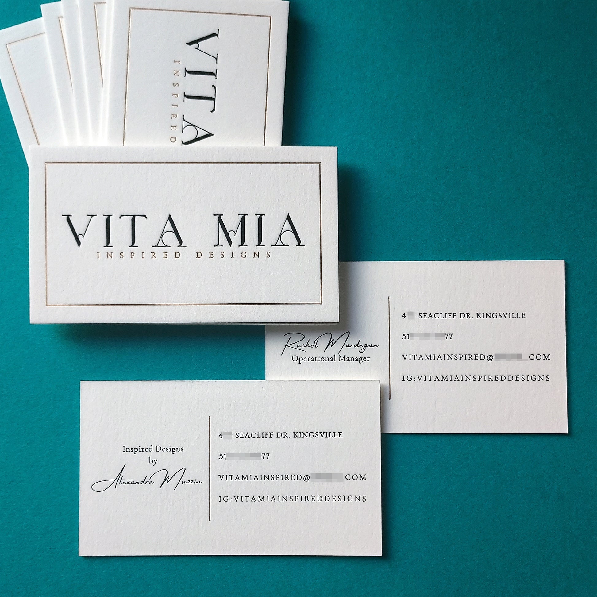 Foil professional card with rich texture