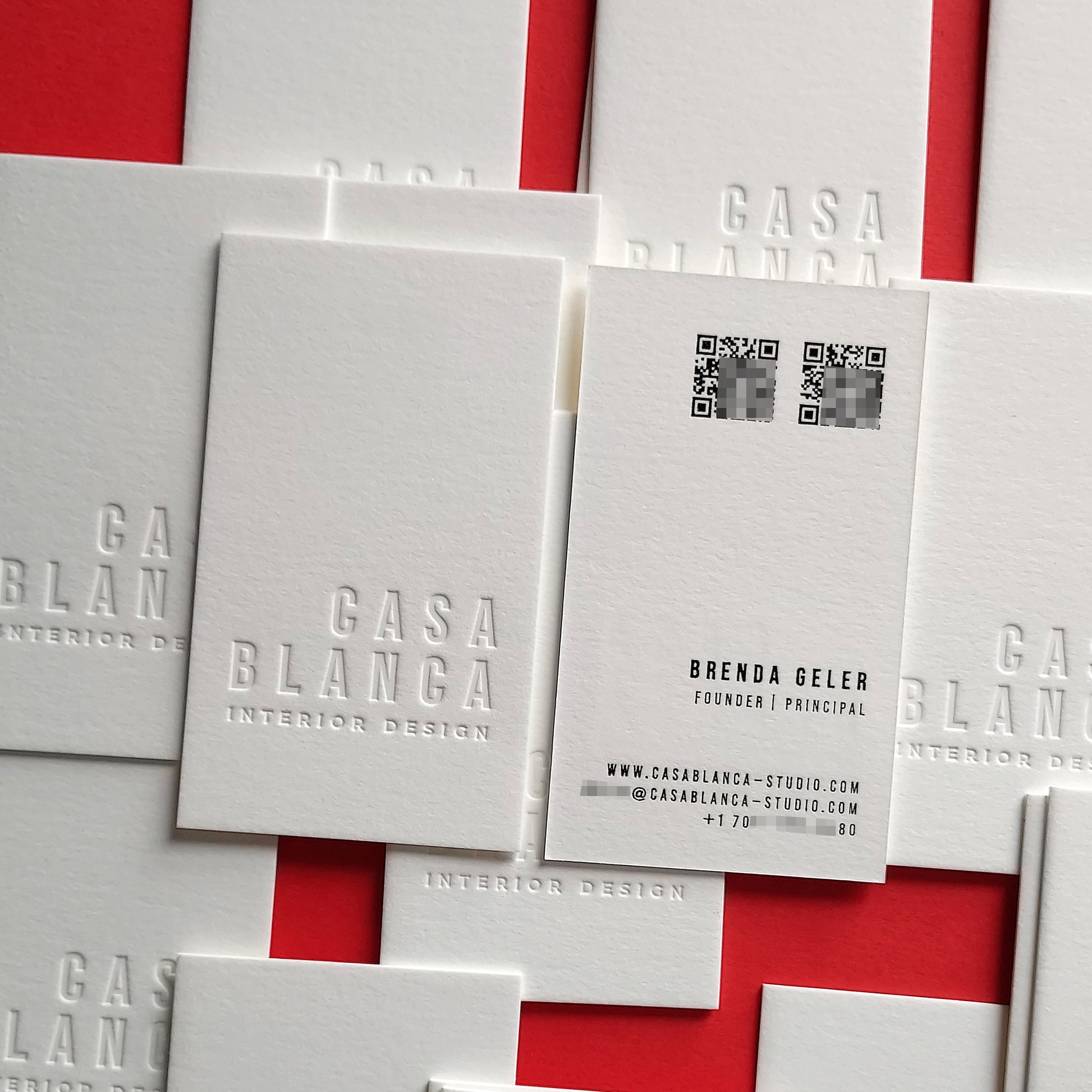 Premium branding card with handmade touch