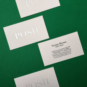 High-end cotton business card with edge painting