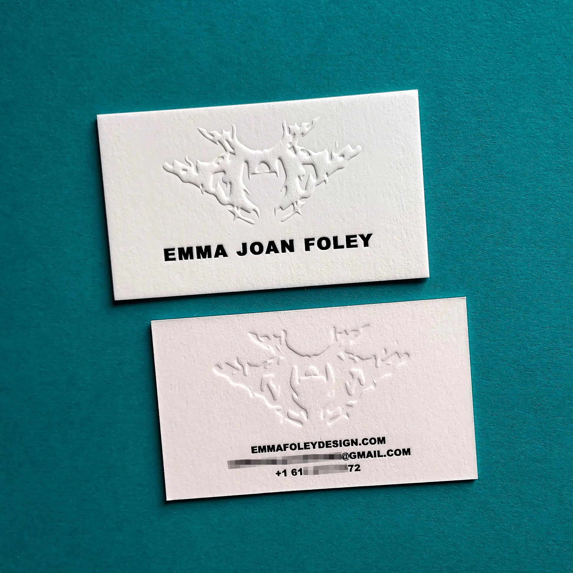 Buy Professional Embossed Business Cards – Elite Cotton Paper | OddPlanPrint