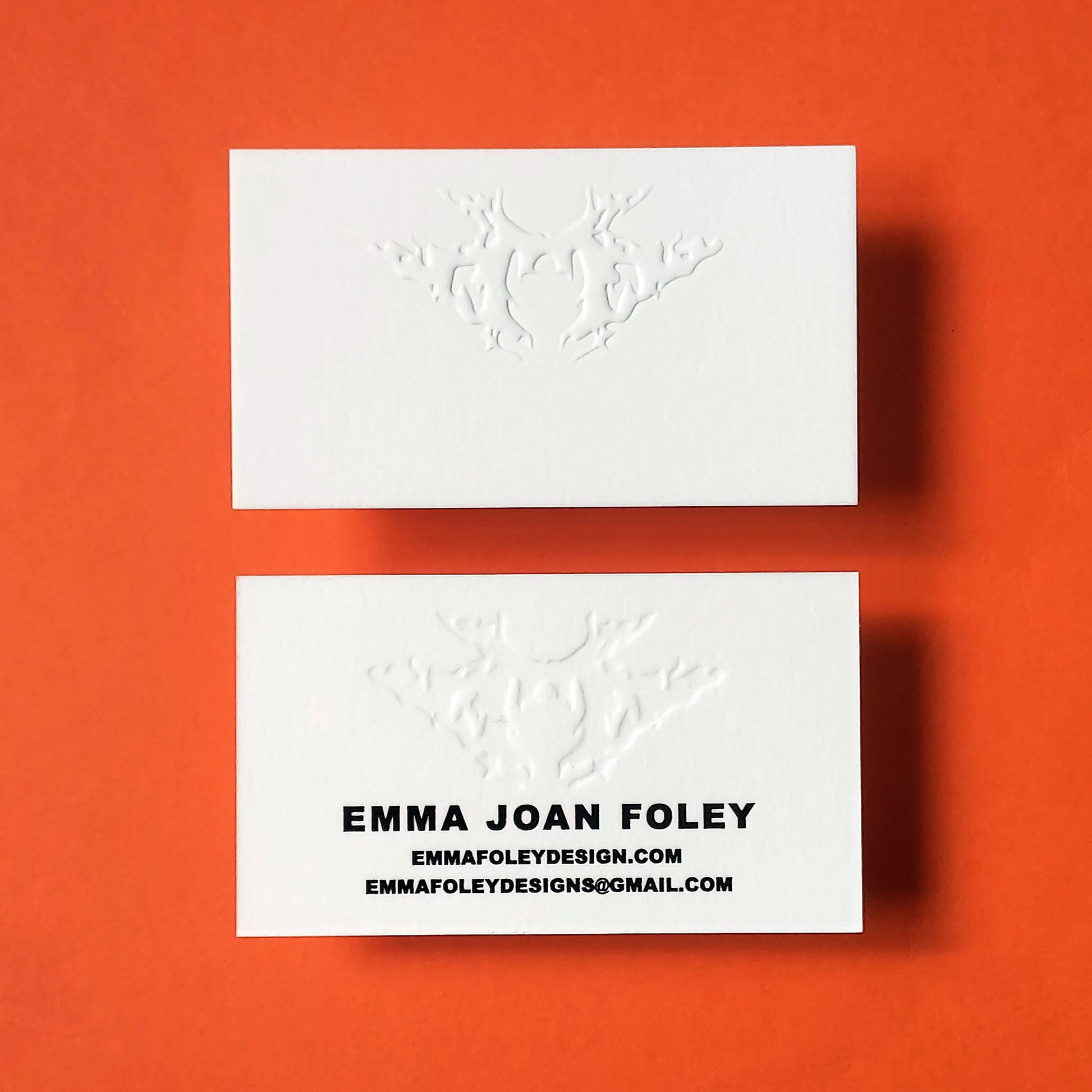 Buy Heavy Embossed Business Cards – Robust Thickness | OddPlanPrint