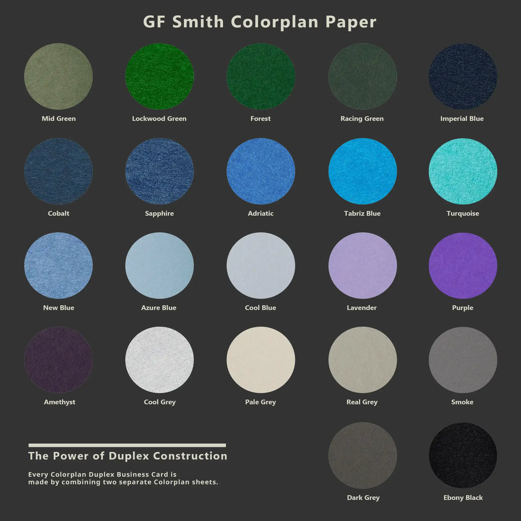 ColorPlan Paper example highlighting vibrant color options by OddPlanPrint.