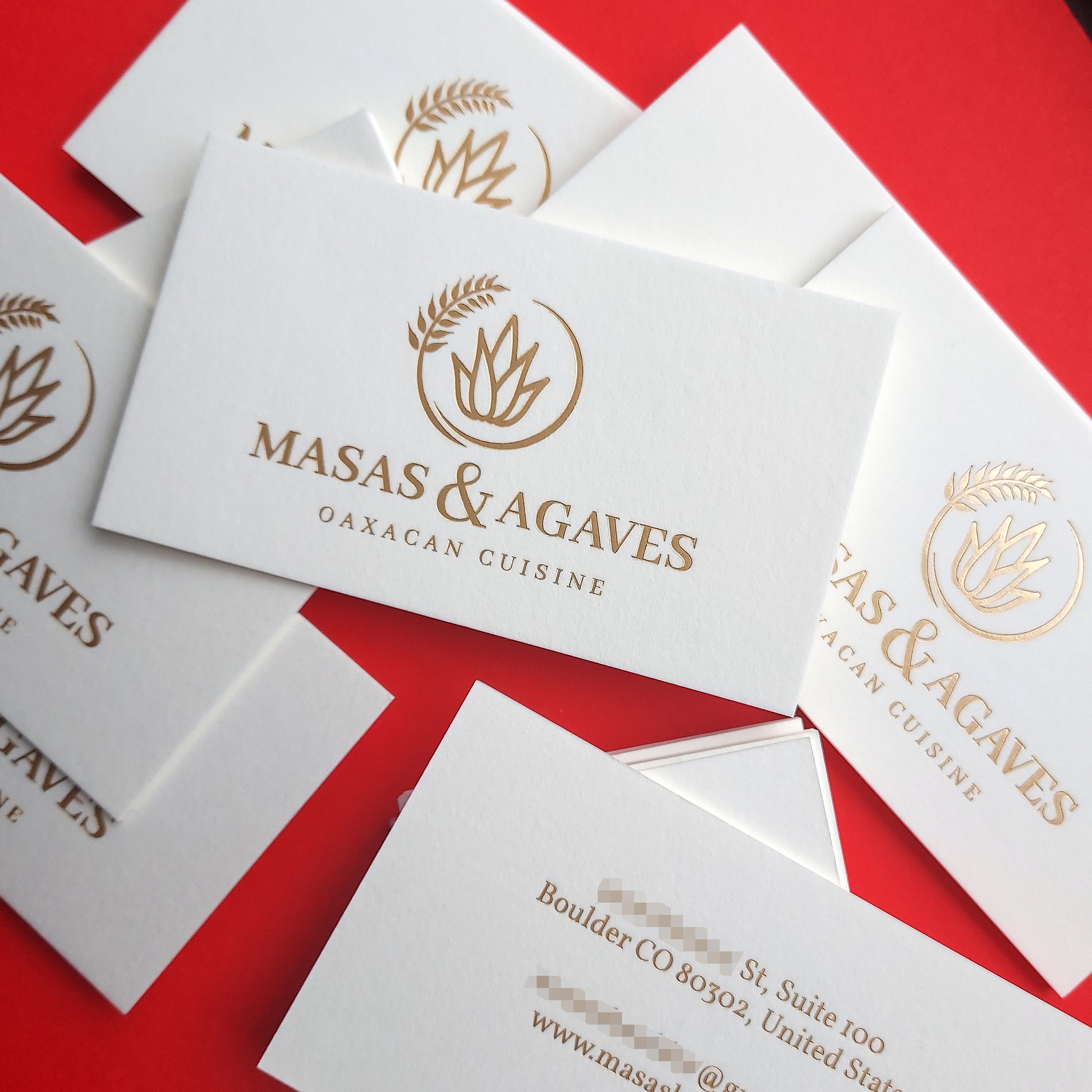 Fast shipping custom cotton name card