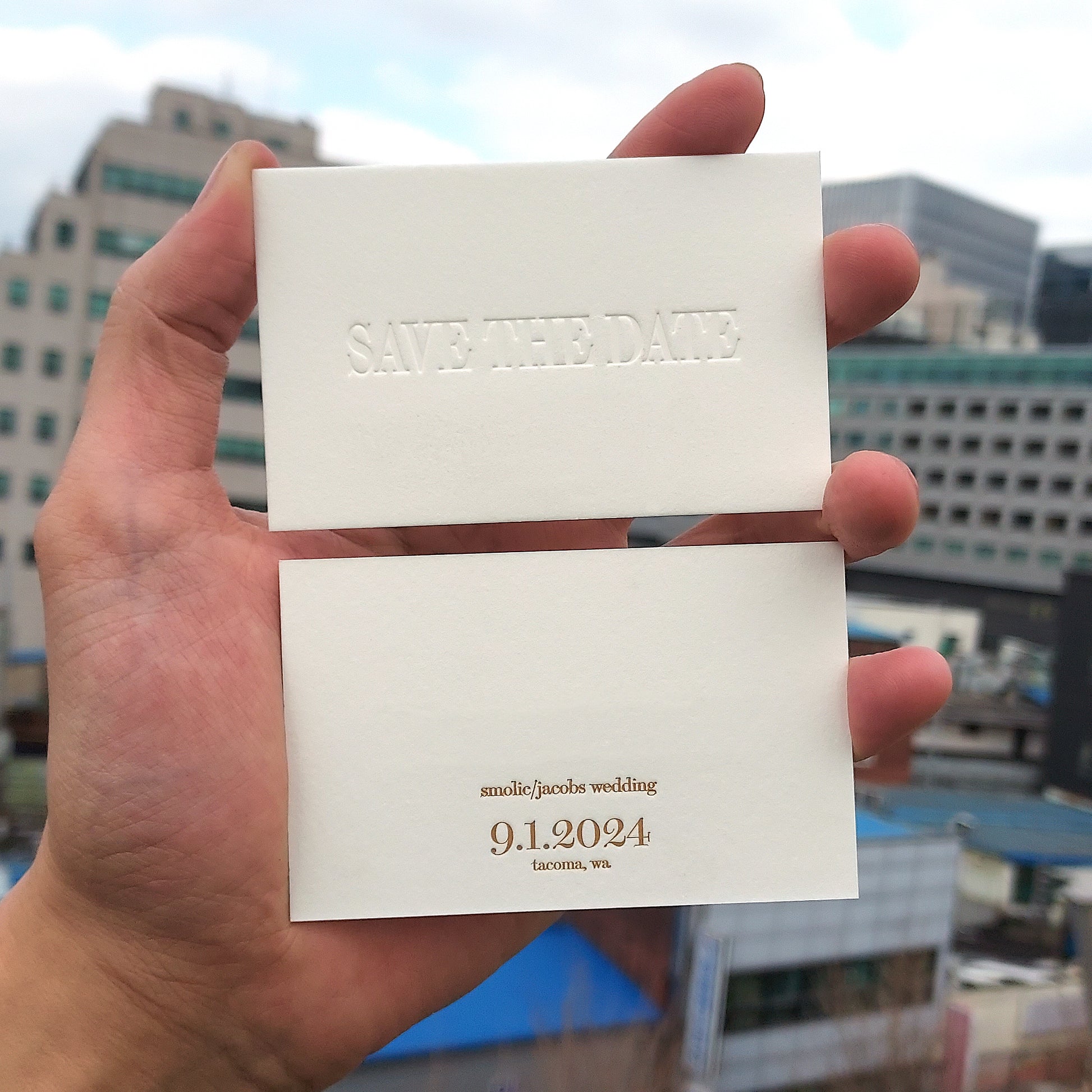 Fast production branding card for premium branding