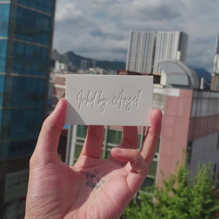 Buy Emboss-Deboss Business Cards – Letterpress Quality | OddPlanPrint