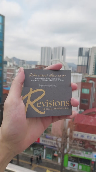 Buy Luxury Identity Dark Grey Business Cards – Blind Impression | OddPlanPrint