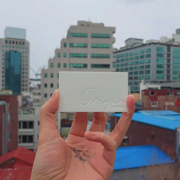 Buy Custom Debossed Cards – Personalized Layout | OddPlanPrint